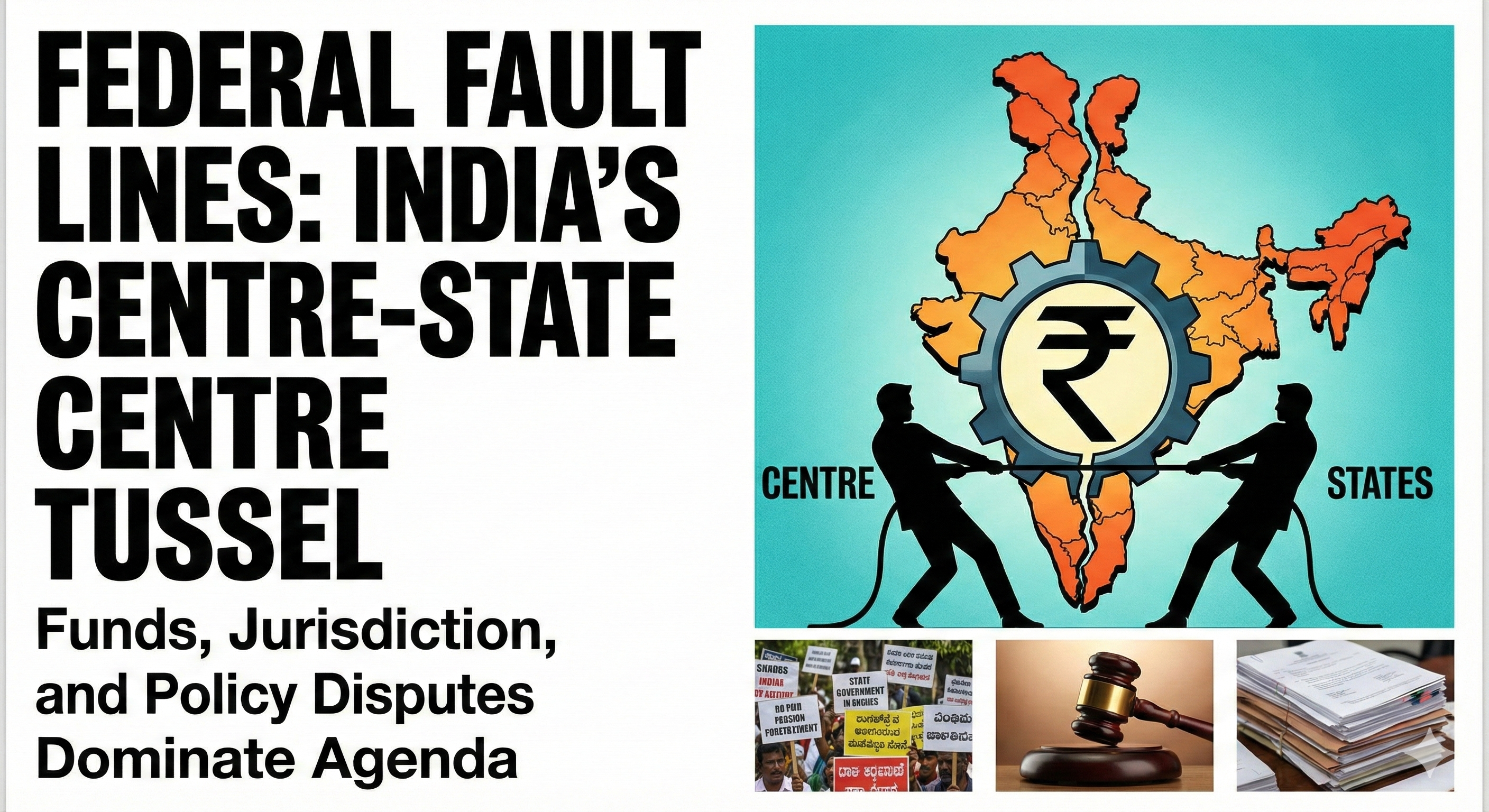 Federalism and Centre-State Tensions in India: Funds, Jurisdiction, and Policy Disputes