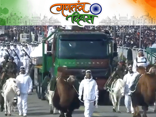 77वें गणतंत्र दिवस पर 8 बदलाव:पहली बार 2 चीफ गेस्ट, महिला कमांडेंट के नेतृत्व में पुरुष रेजिमेंट, सेना के युद्ध का लाइव डिस्प्ले