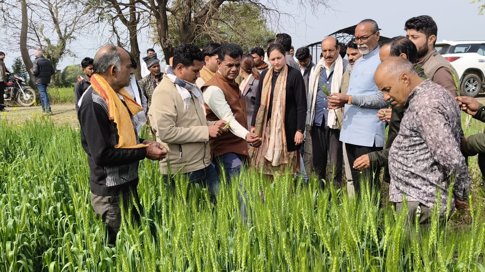 ओला प्रभावित क्षेत्रों का दौरा: विधायक मुकेश टंडन ने किसानों को दी राहत की उम्मीद