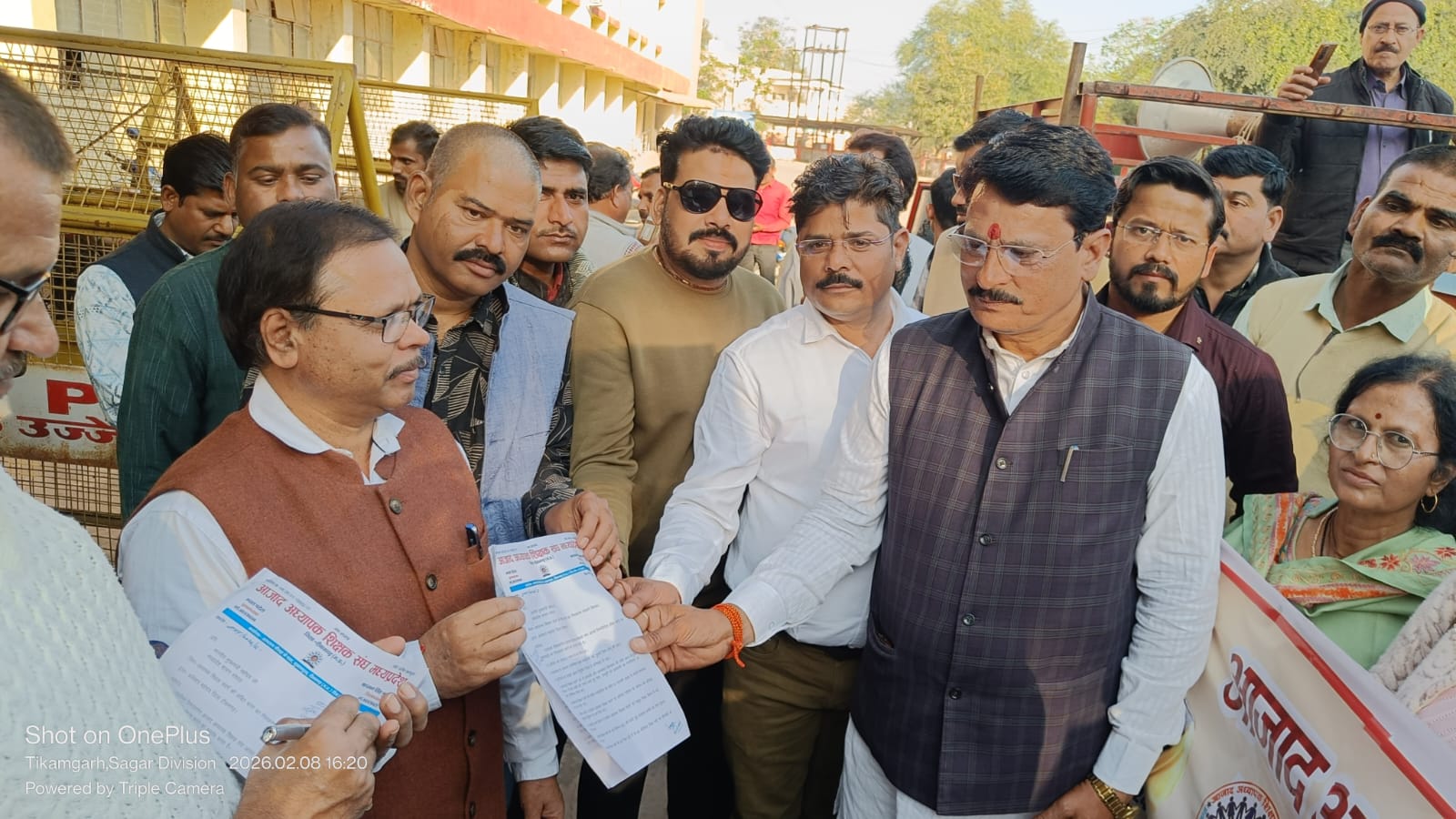 आजाद अध्यापक शिक्षक संघ ने निकाली पेंशन रैली