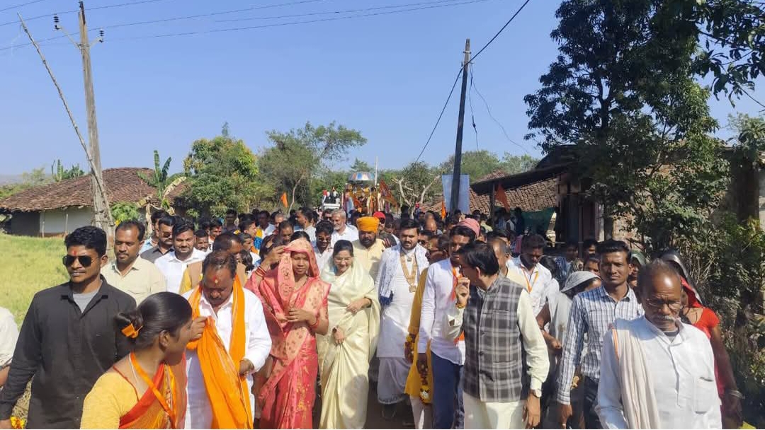 महाशिवरात्रि पर सागौनी में भव्य शिव बारात और जनजाति संस्कृति का दिखा अनूठा संगम