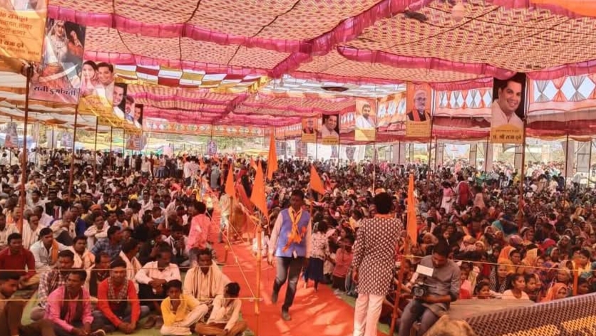 महाशिवरात्रि पर सागौनी में भव्य शिव बारात और जनजाति संस्कृति का दिखा अनूठा संगम