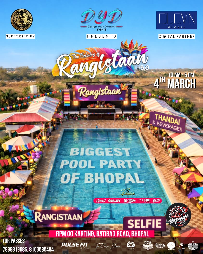 भोपाल में RANGISTAAN का भव्य होली महोत्सव