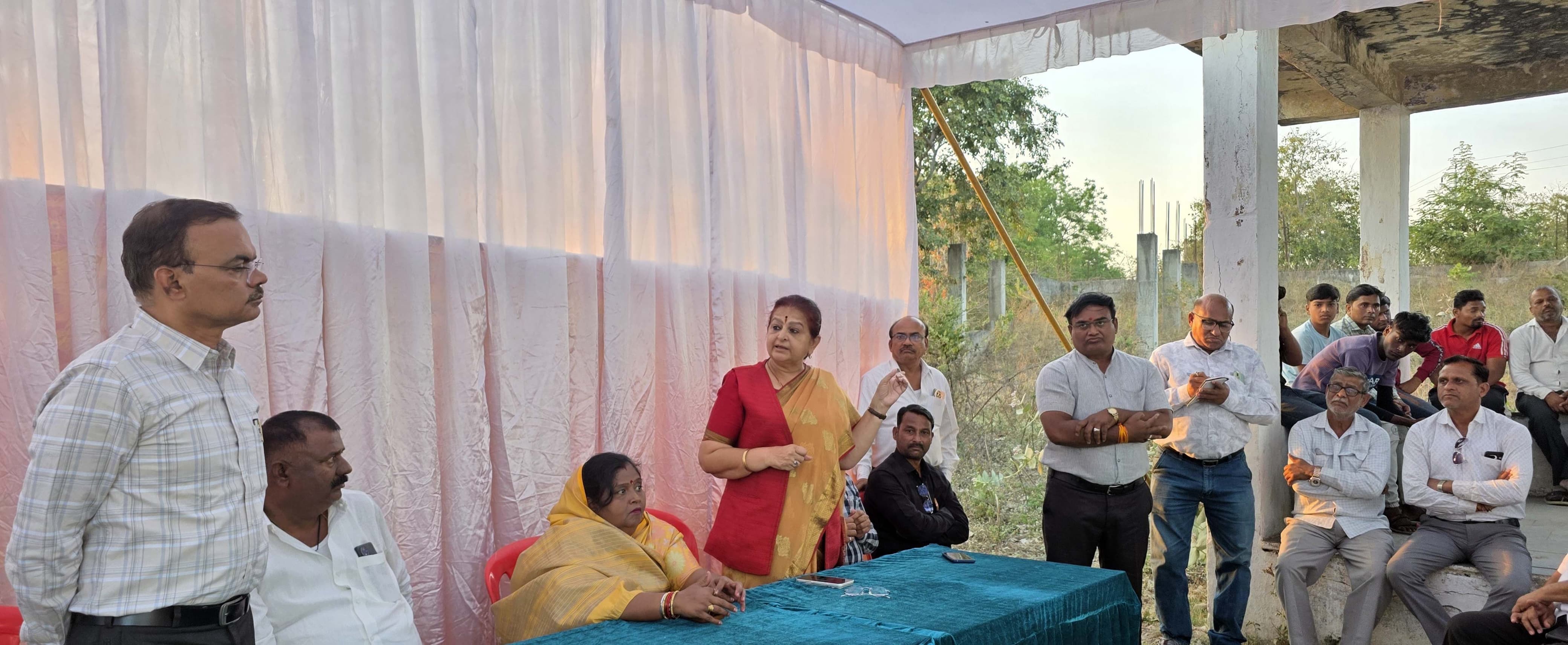 बुरहानपुर: चिंचाला श्मशान घाट का होगा आधुनिक विकास; विकास पर विधायक अर्चना चिटनिस का विशेष ध्यान