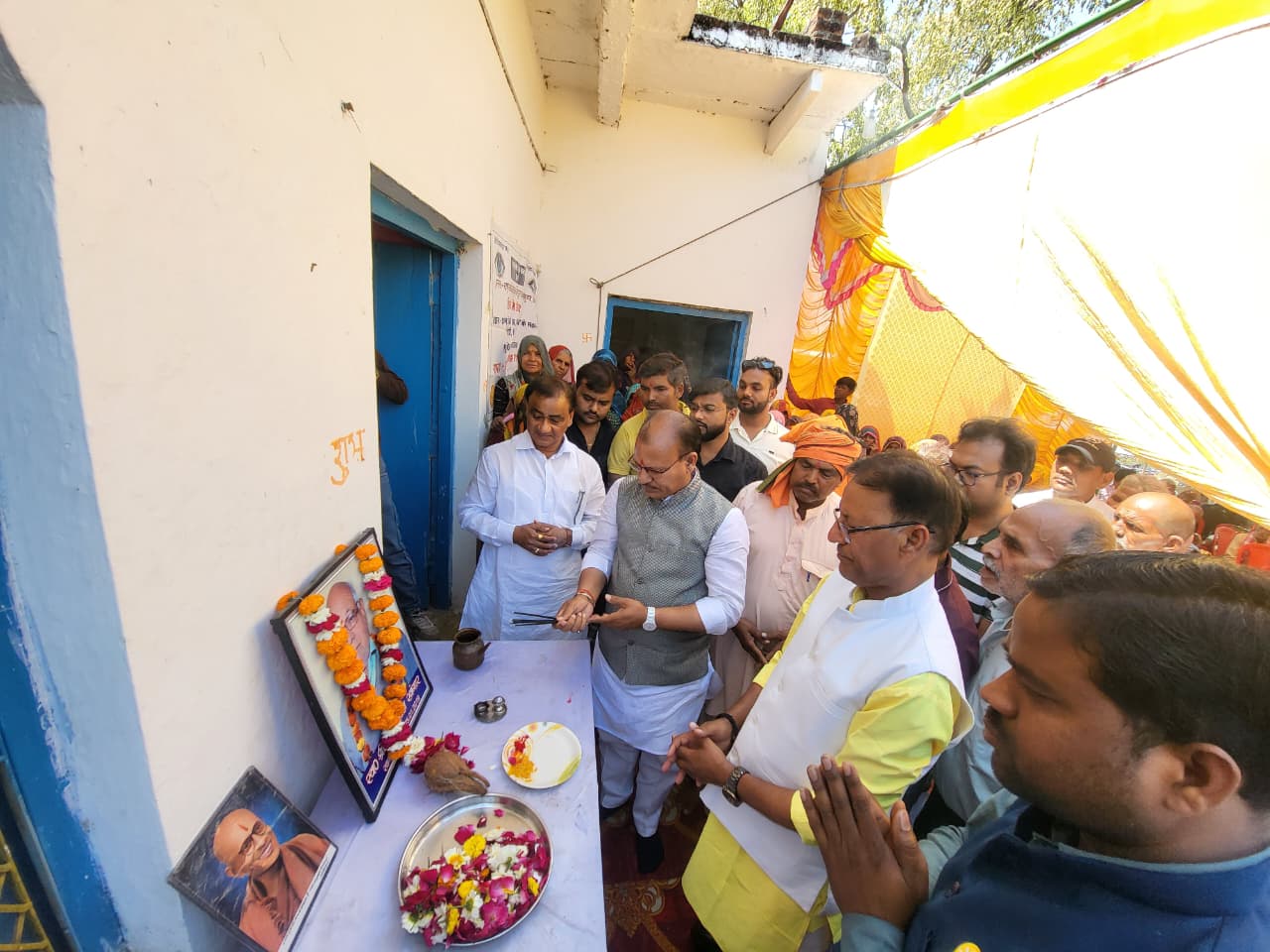 निवाड़ी के चुरारा में निशुल्क नेत्र जांच शिविर आयोजित