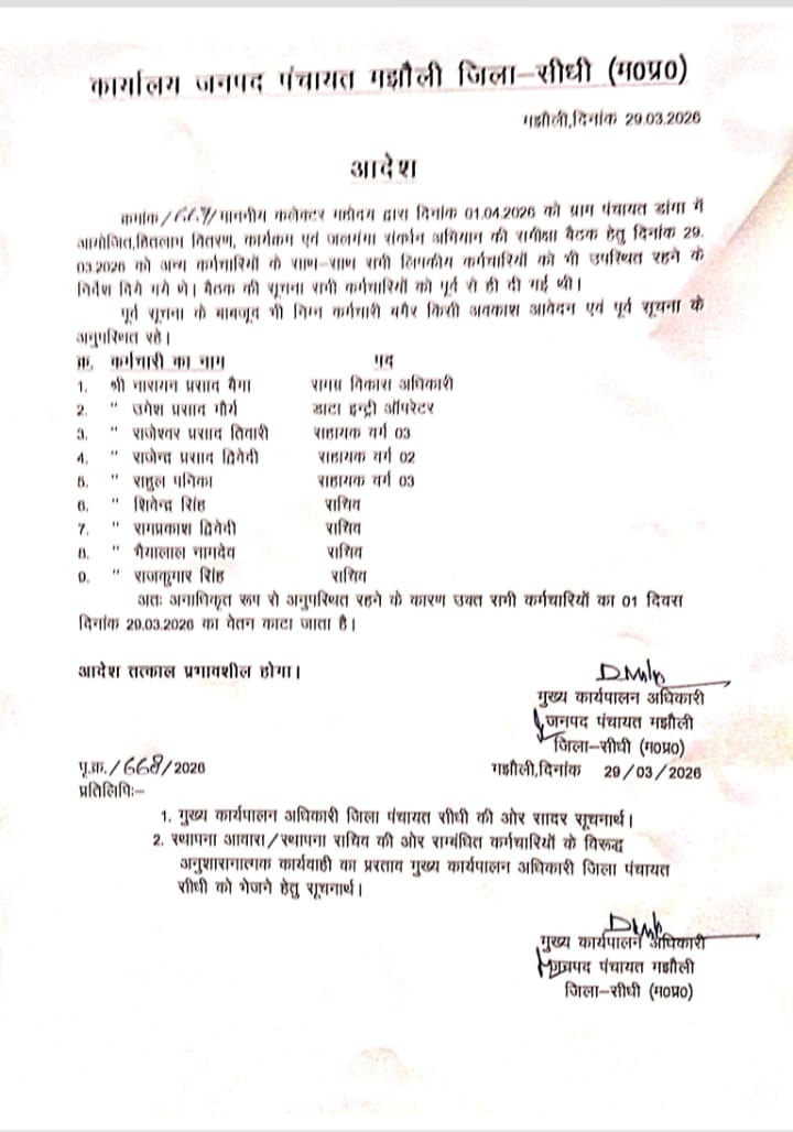दर्जन भर कर्मचारियों का ,एक दिन का वेतन कटा