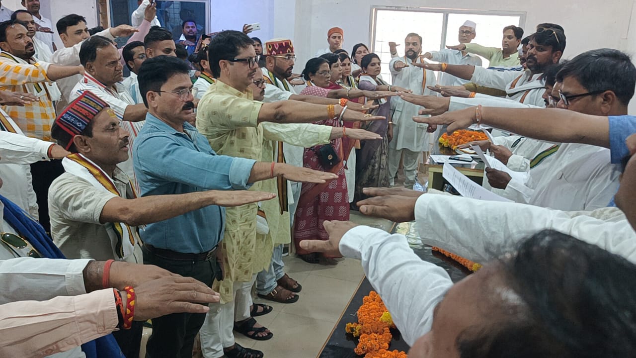 हर्षो उल्लास के साथ जिला कांग्रेस ने मनाई अंबेडकर जयंती