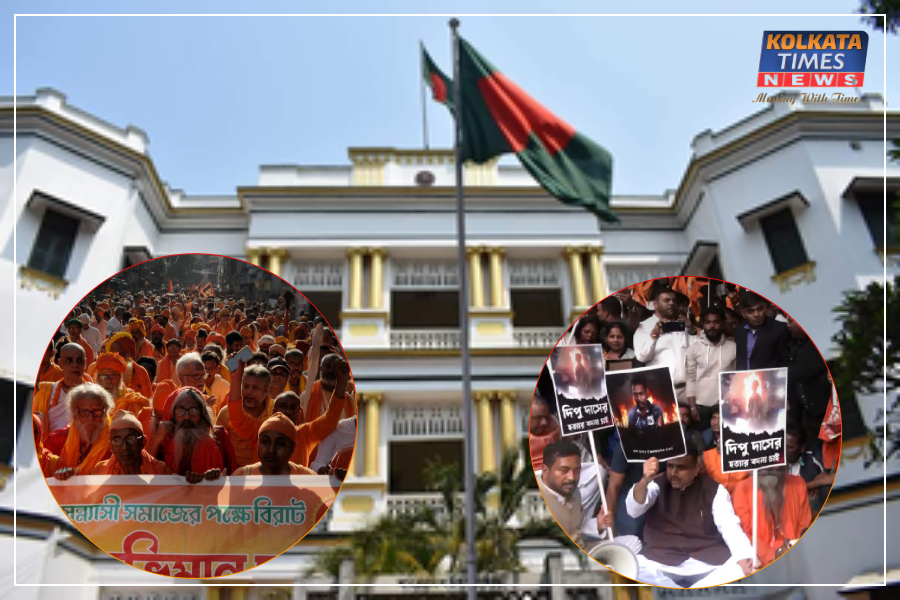 গঙ্গাসাগর স্নানের পর ‘৫ লক্ষ সাধু’ নিয়ে বাংলাদেশ দূতাবাস ঘেরাওয়ের হুঁশিয়ারি—সংখ্যালঘু নির্যাতন ইস্যুতে তপ্ত কলকাতার রাজনীতি !