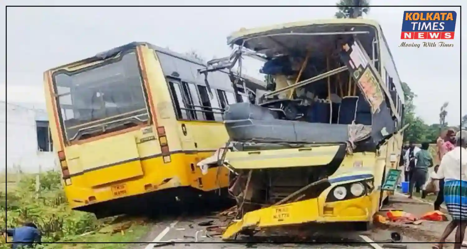 তামিলনাড়ুর থিরুপাথুরে ভয়াবহ বাস দুর্ঘটনা: ১১ মৃত, আহত অন্তত ৪০ !