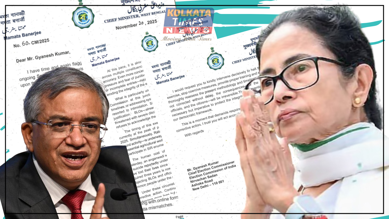 ‘পরিকল্পনাহীন ও বিপজ্জনক’: বিএলও-দের মৃত্যুতে নির্বাচন কমিশনকে মুখ্যমন্ত্রীর চিঠি, এসআইআর স্থগিতের দাবি তৃণমূলের !