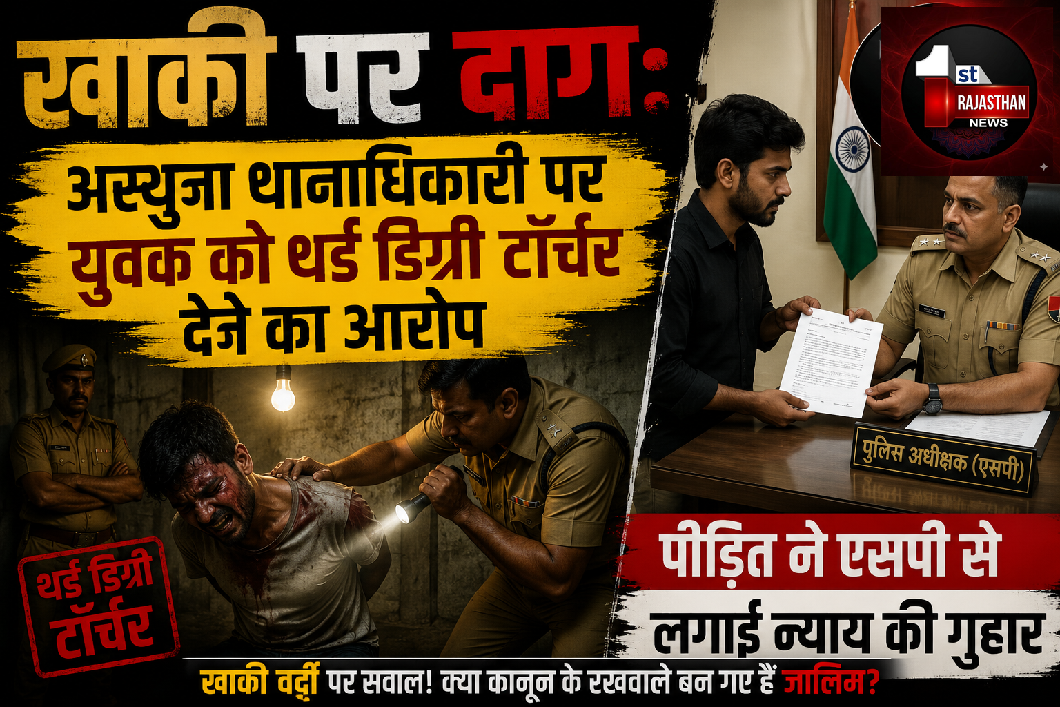 अरथुना थानाधिकारी पर युवक को थर्ड डिग्री टॉर्चर देने का आरोप, पीड़ित ने एसपी से लगाई न्याय की गुहार