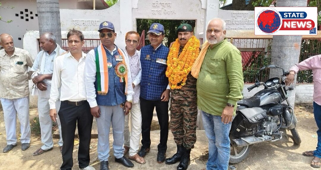 सत्यप्रकाश पाल का वार्ड पार्षद के नेतृत्व में भव्य स्वागत
