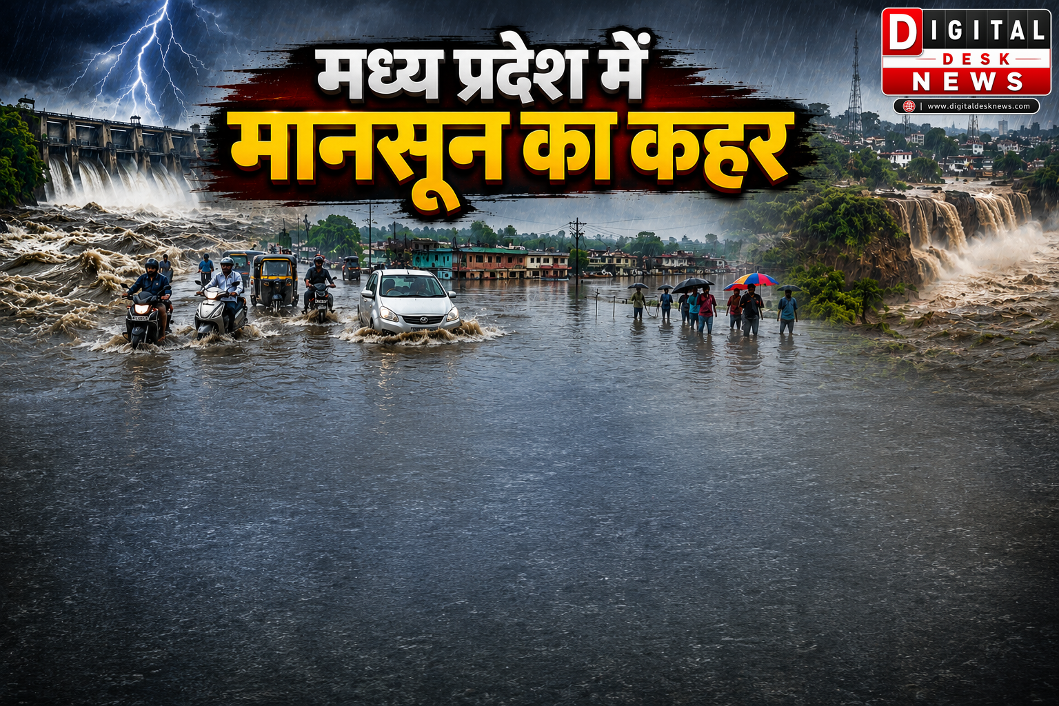 मध्य प्रदेश में मानसून का कहर