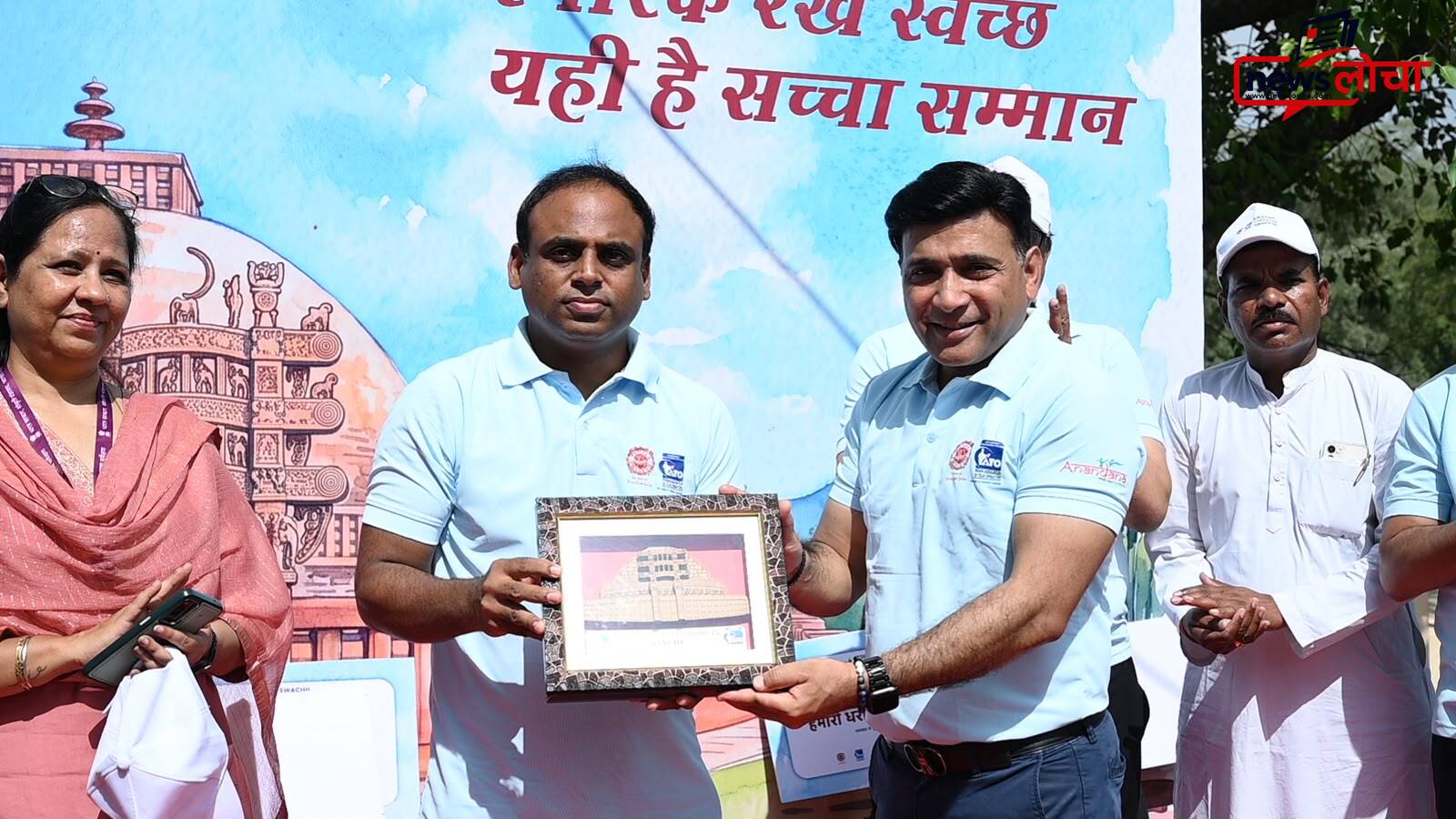 विश्व प्रसिद्ध यूनेस्को धरोहर सांची में गूंजा स्वच्छता का संदेश, जनभागिदारी से सफलता से मना स्वच्छ पर्यटन अभियान