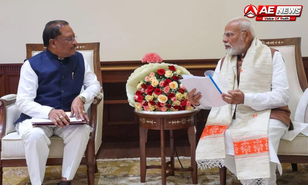 नई दिल्ली में पीएम मोदी से मिले सीएम विष्णुदेव साय: 'बस्तर विजन 2047' का सौंपा ब्लूप्रिंट; छत्तीसगढ़ के विकास पर हुई अहम चर्चा 