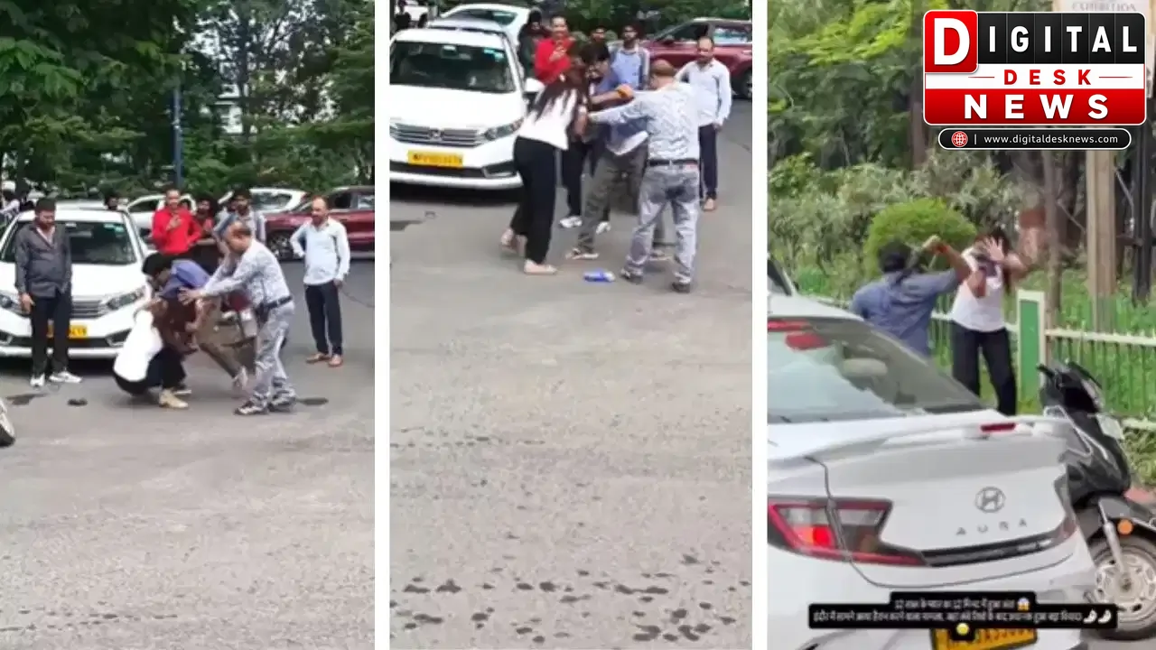 इंदौर में बीच सड़क महिला की बेल्ट से पिटाई, वायरल वीडियो के बाद आरोपी गिरफ्तार; बोला- 'मुझसे गलती हो गई'