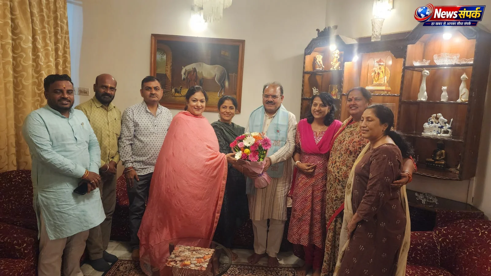 बारिश के बीच गणेश उत्सव की तैयारियां तेज, निशात कॉलोनी पहुंचकर विधायक ने लिया जायजा