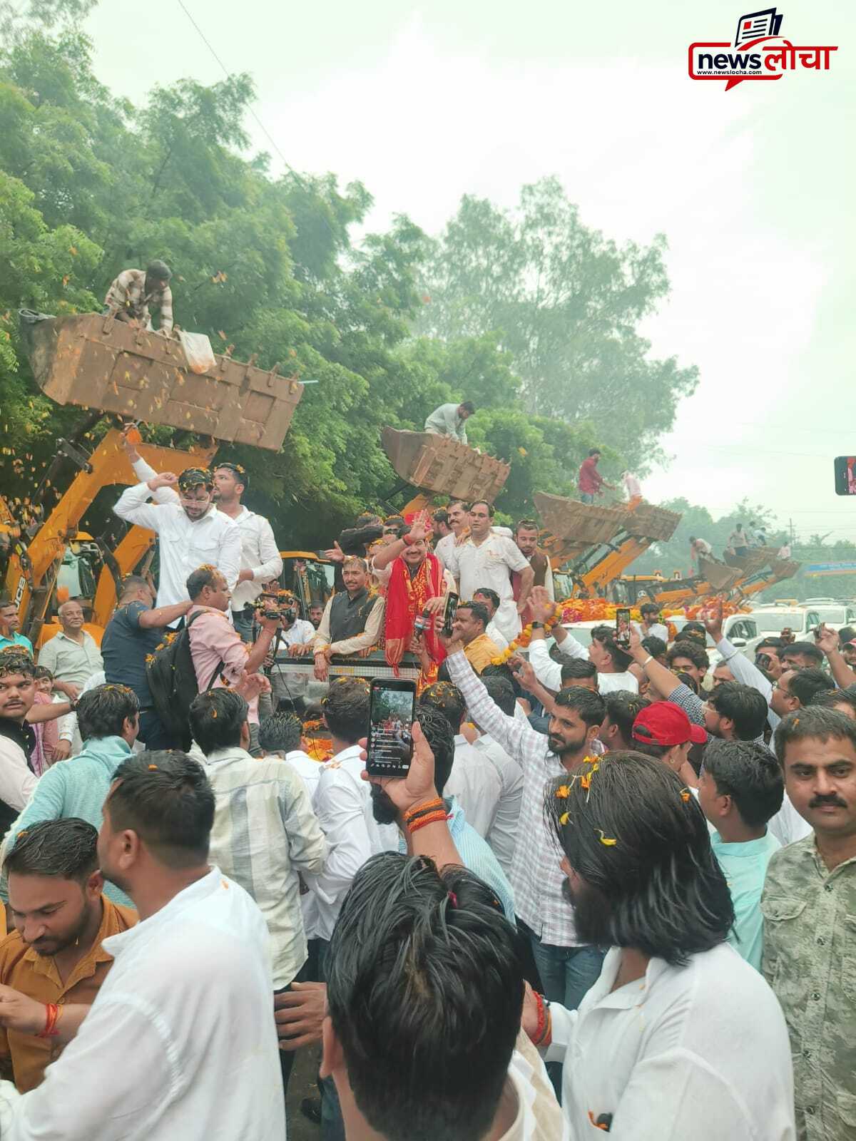 आशीष अग्रवाल के स्वागत में ग्वालियर में दिखा जोश