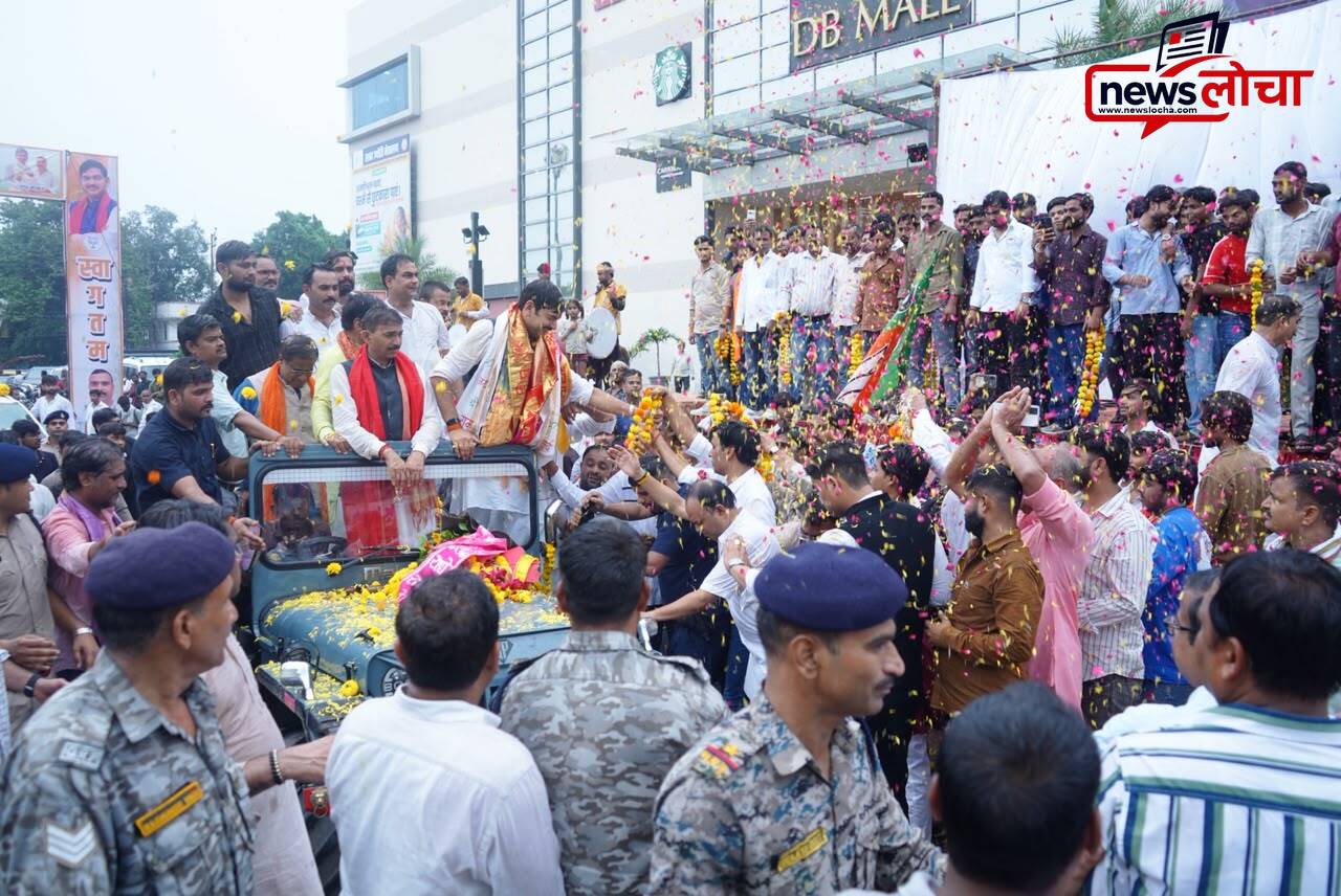 आशीष अग्रवाल के स्वागत में ग्वालियर में दिखा जोश