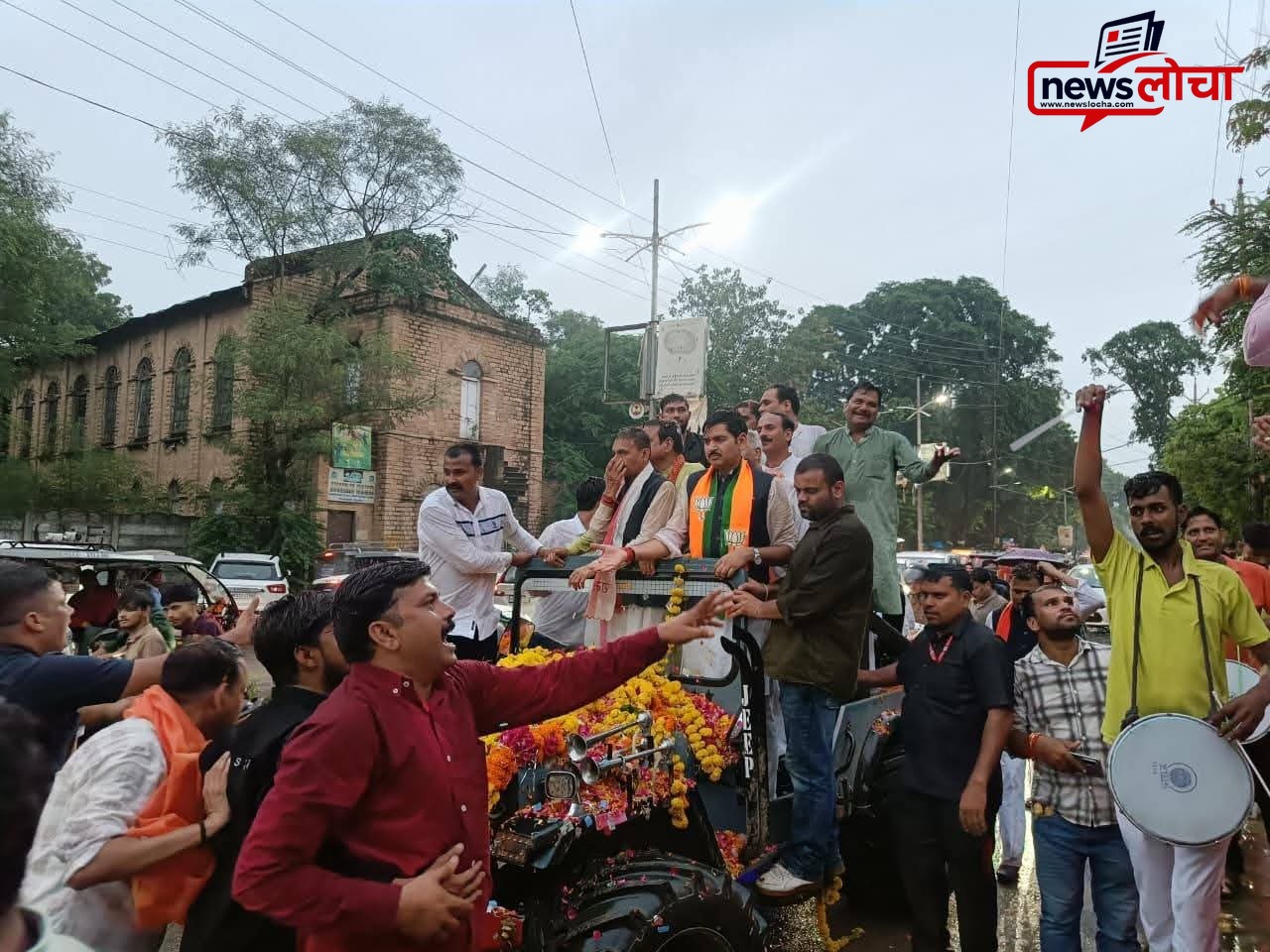 आशीष अग्रवाल के स्वागत में ग्वालियर में दिखा जोश