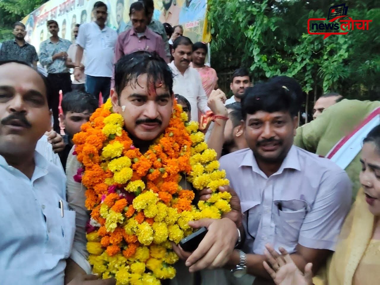 आशीष अग्रवाल के स्वागत में ग्वालियर में दिखा जोश