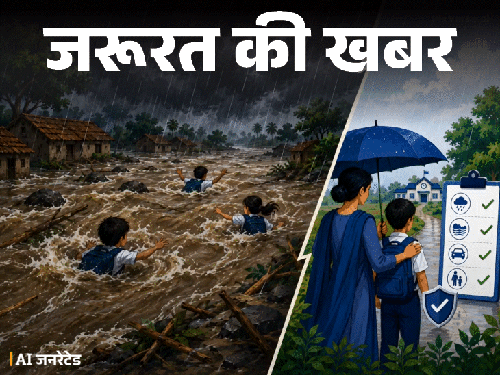 बारिश में स्कूल जाते तीन बच्चे नदी में बहे: सुरक्षा के लिए अपनाएं ये 8 सावधानियां