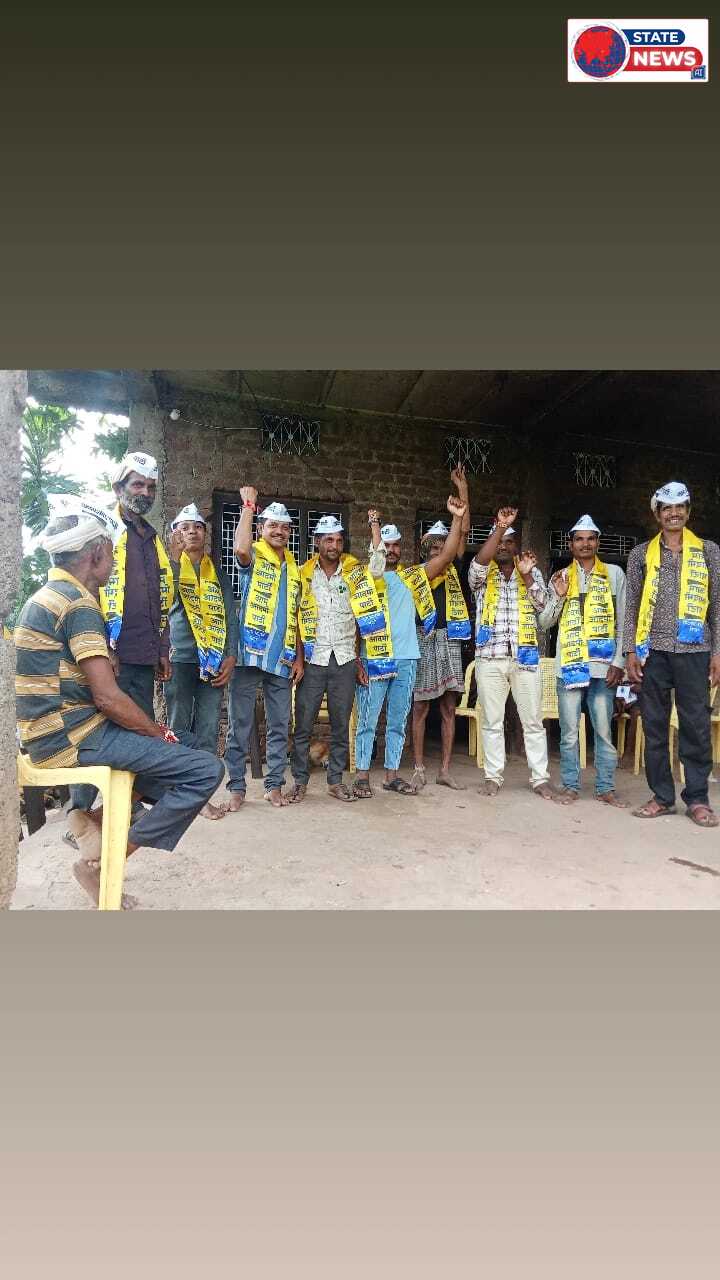 कट् ठिवाड़ा के नानी बार ग्राम  में आम आदमी पार्टी की दस्तक, सदस्यता अभियान में जुड़े नए चेहरे 