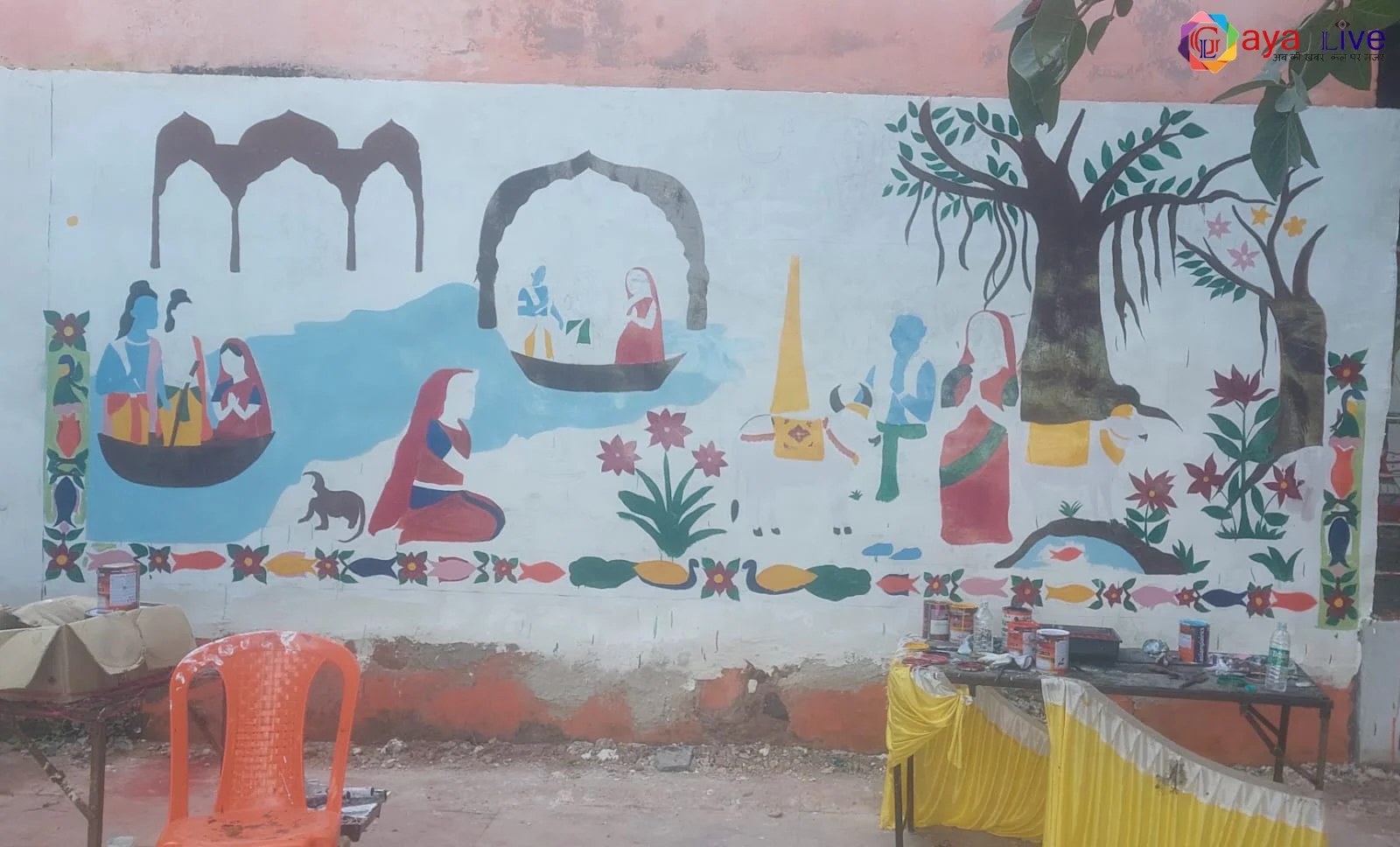 पितृपक्ष मेला-2026: ‘पेंट द सिटी’ अभियान से संवर रहे गया जी के प्रमुख घाट एवं दीवारें