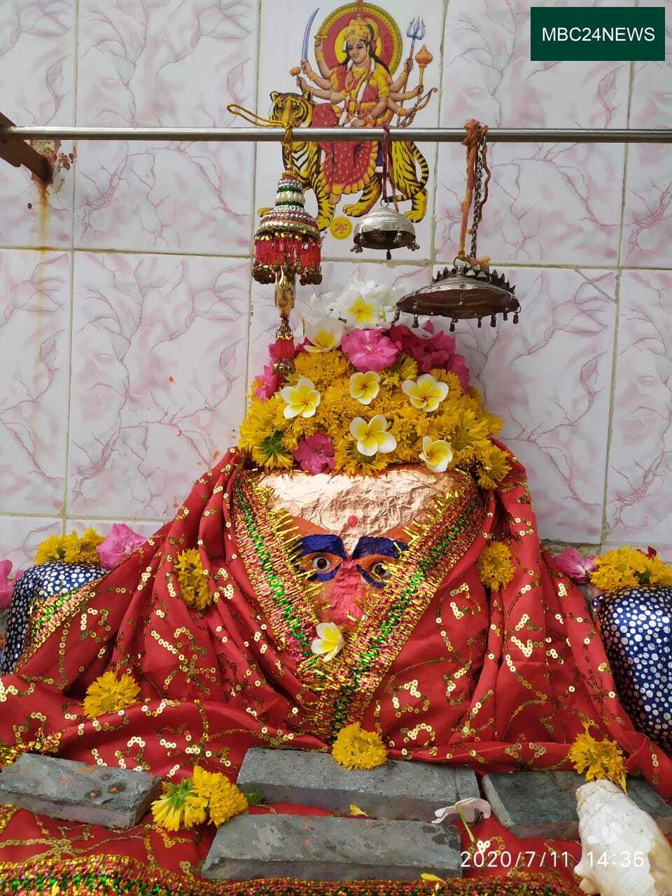 मेनार मे   नारायण देवी का चमत्कार: घुघरी का भोग लगते ही बरसे बादल, 600 साल पुरानी परंपरा निभाई