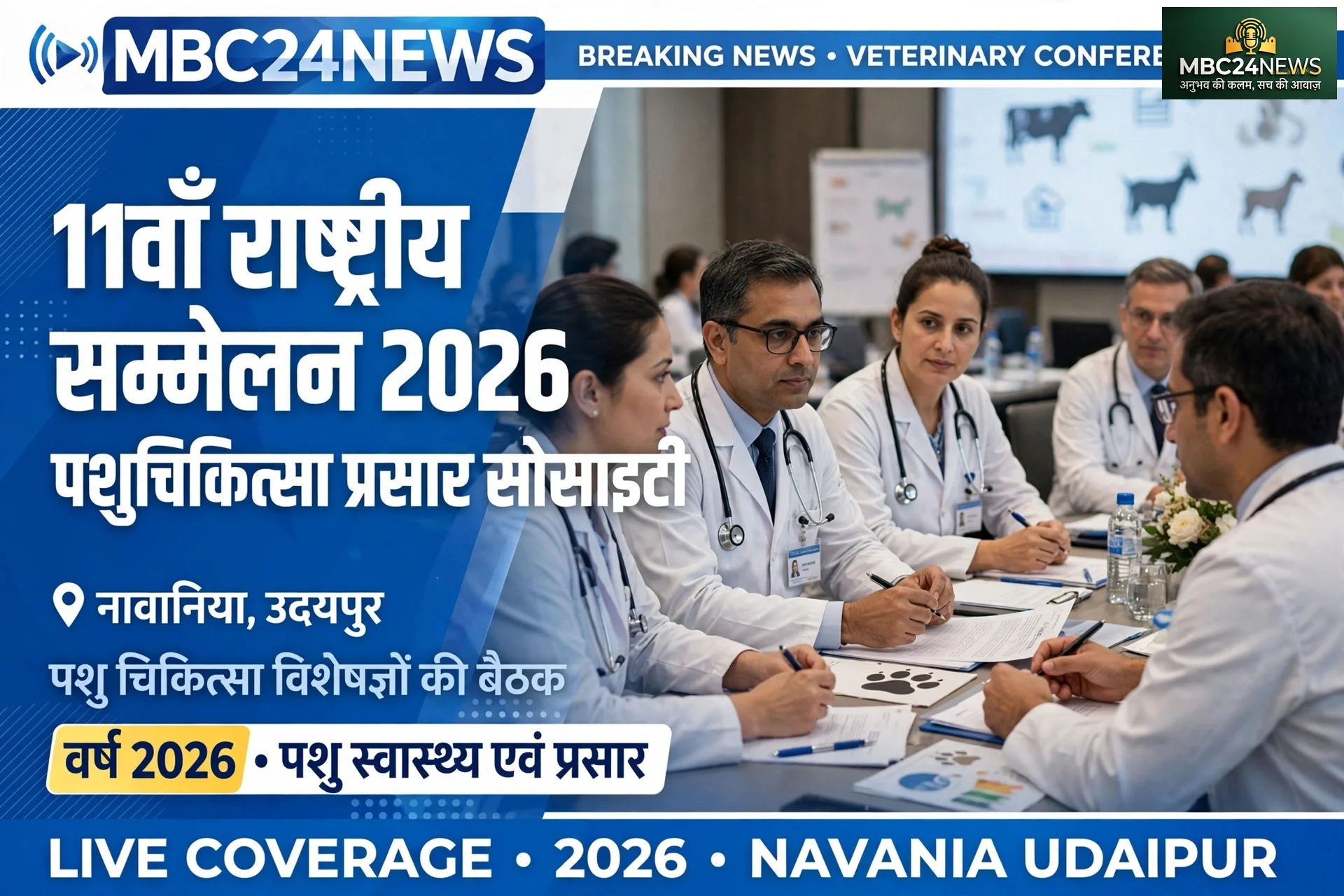 पशुचिकित्सा महाविद्यालय, नवानिया द्वारा पशुचिकित्सा प्रसार सोसायटी के 11वें राष्ट्रीय सम्मेलन का शुभारंभ