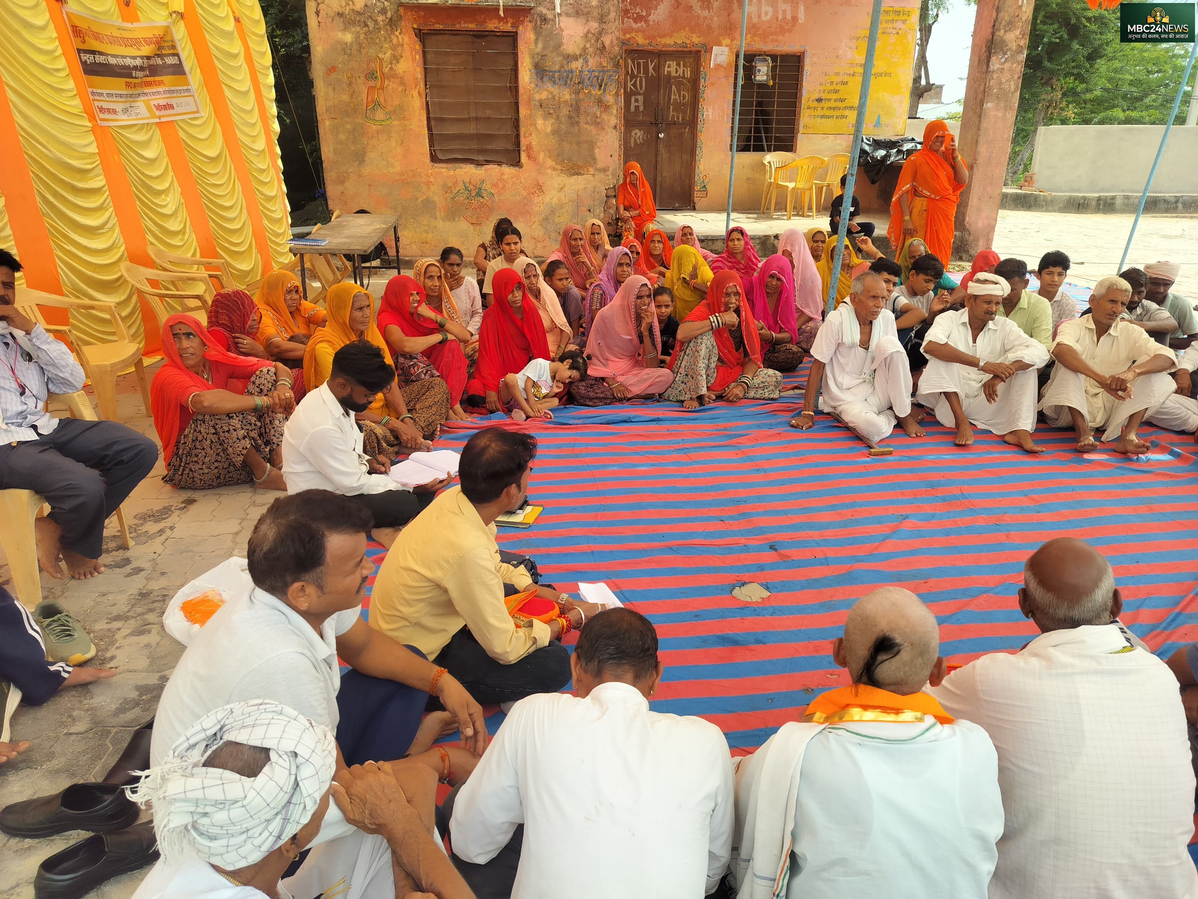 नाबार्ड DGM सतपाल आजाद ने किया सलूम्बर किसान FPC का निरीक्षण,