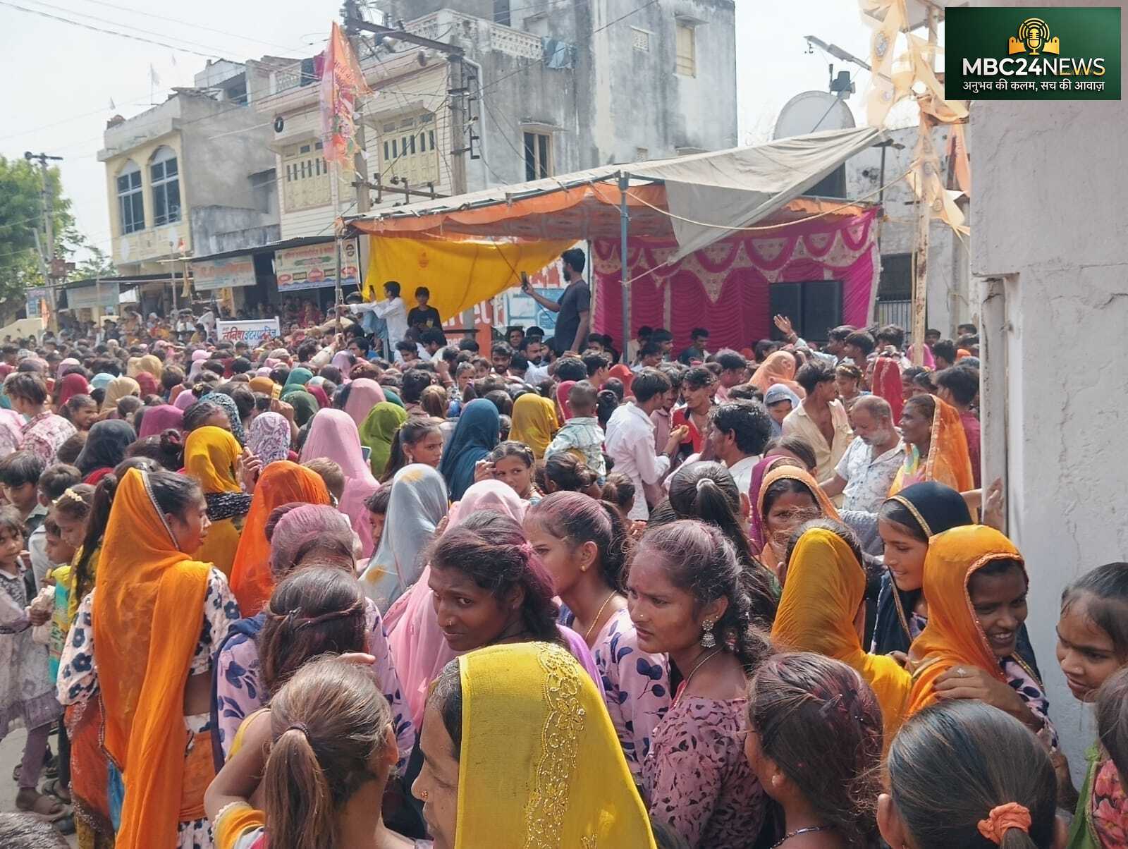 कूण में भादवी बीज पर निकली भव्य शोभायात्रा, राम रसोड़े का समापन, सैकड़ों भक्त हुए शामिल