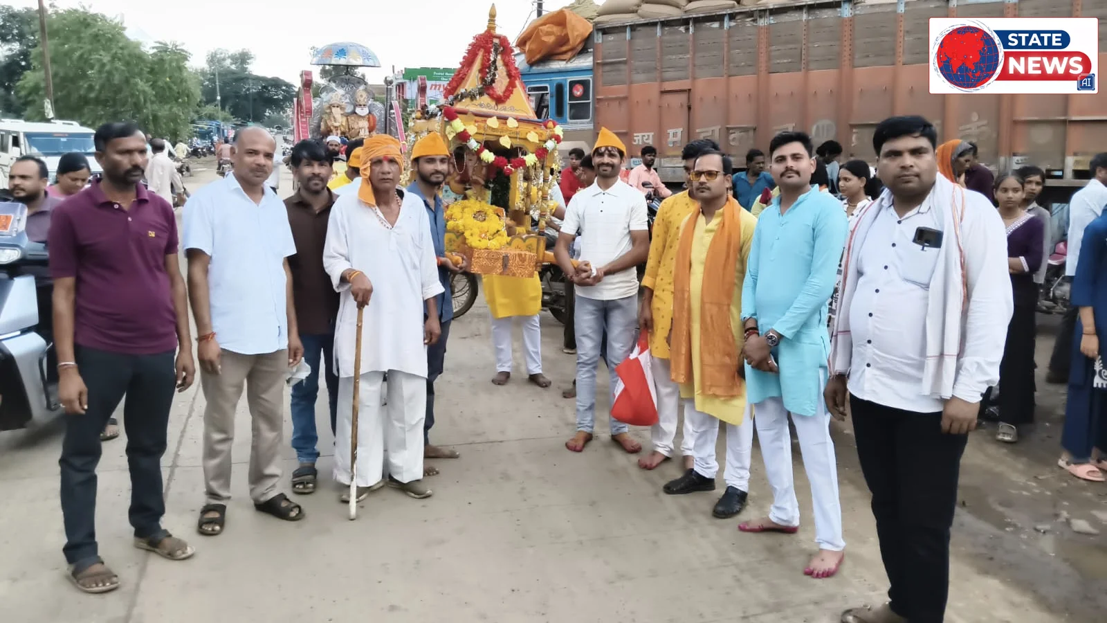 केसली में धूमधाम से मनाया गया भगवान विश्वकर्मा जन्मोत्सव: भव्य शोभायात्रा और हैरतअंगेज करतबों ने मोहा मन