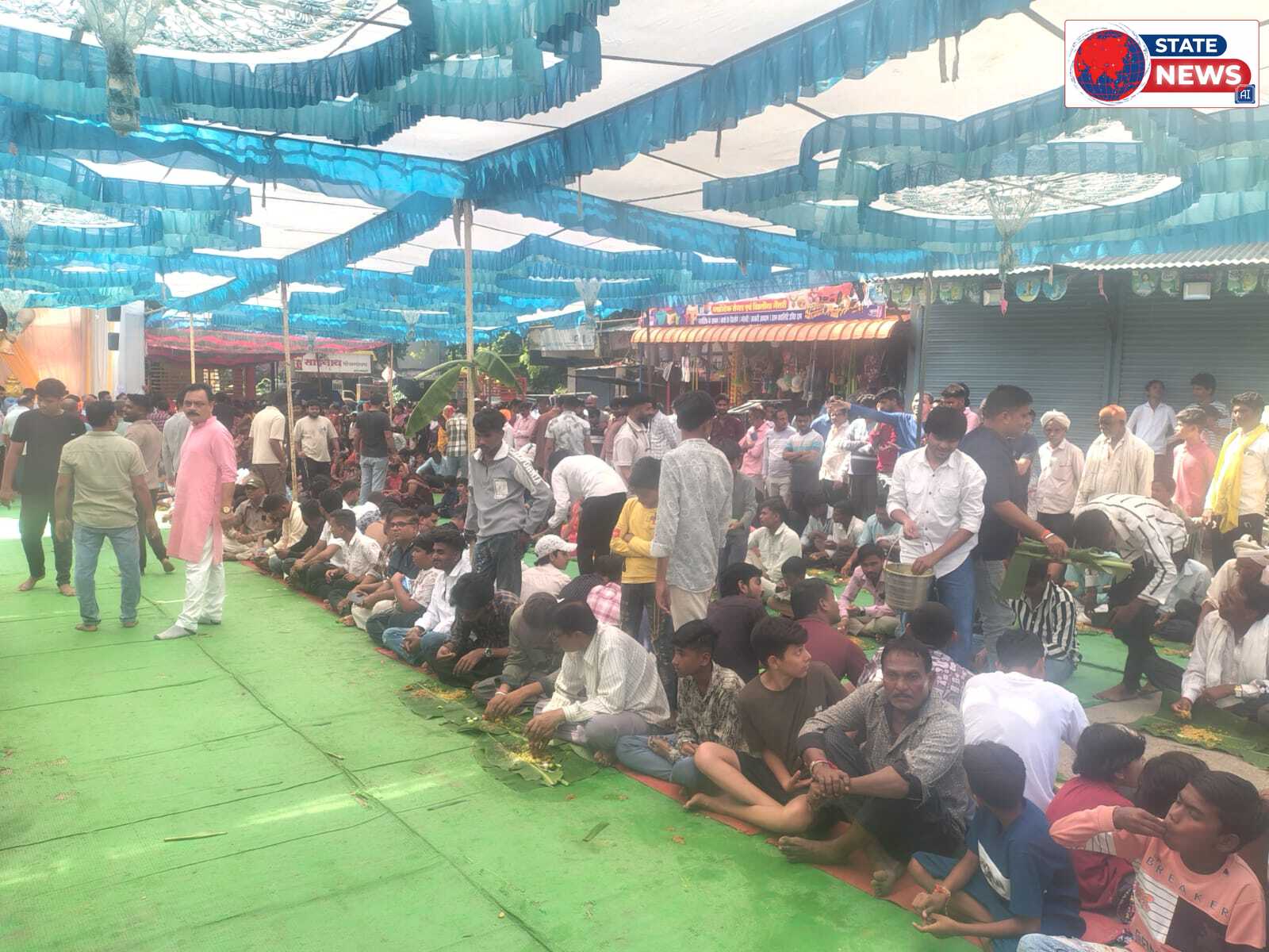  नेपानगर के मातापुर का राजा पर   विशाल भंडारे का आयोजन