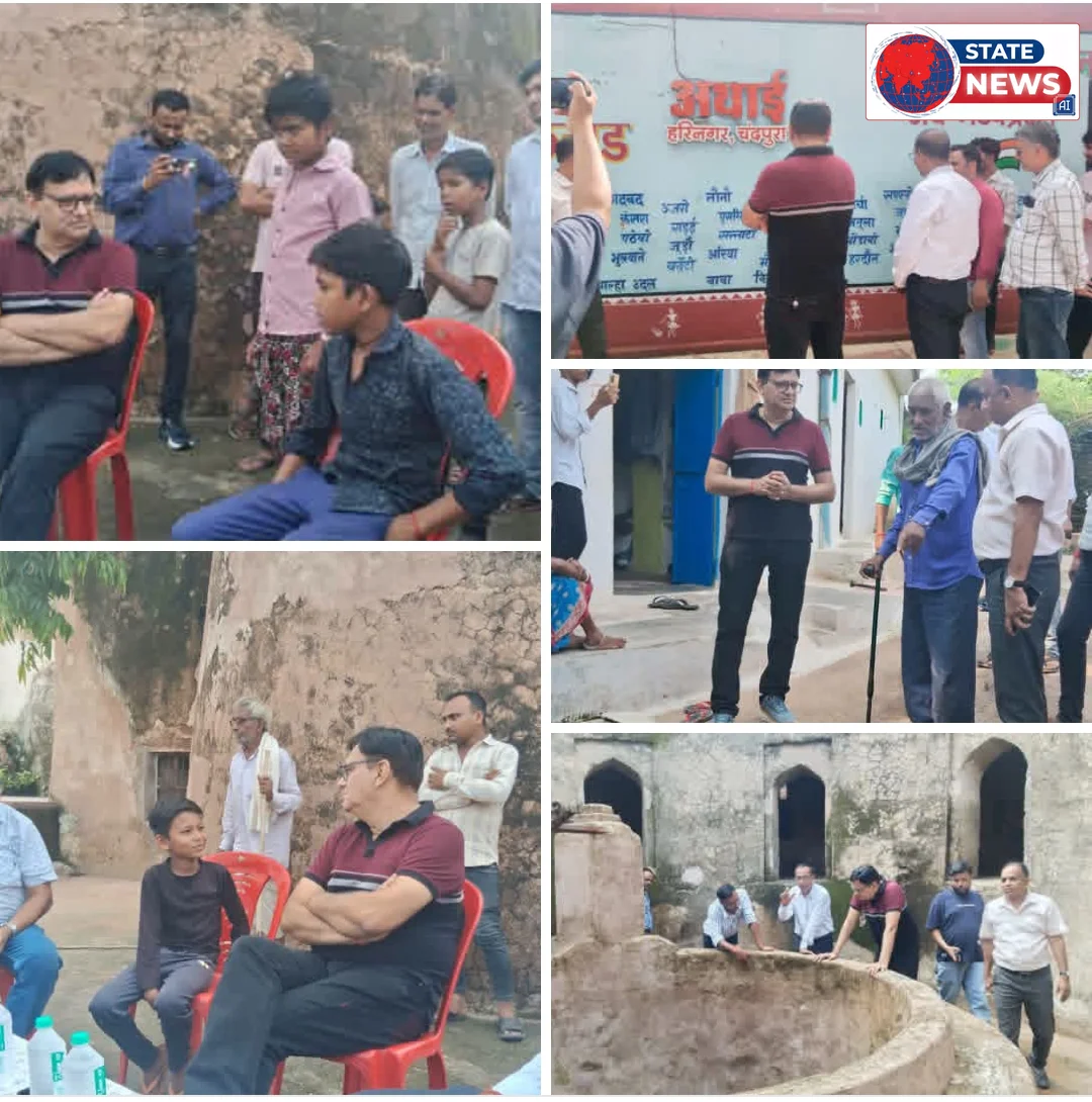 चंद्रपुरा के अंडरग्राउंड ड्रेनेज सिस्टम की कलेक्टर ने की सराहना, बुंदेली संस्कृति के संरक्षण की दिशा में बढ़ाए कदम