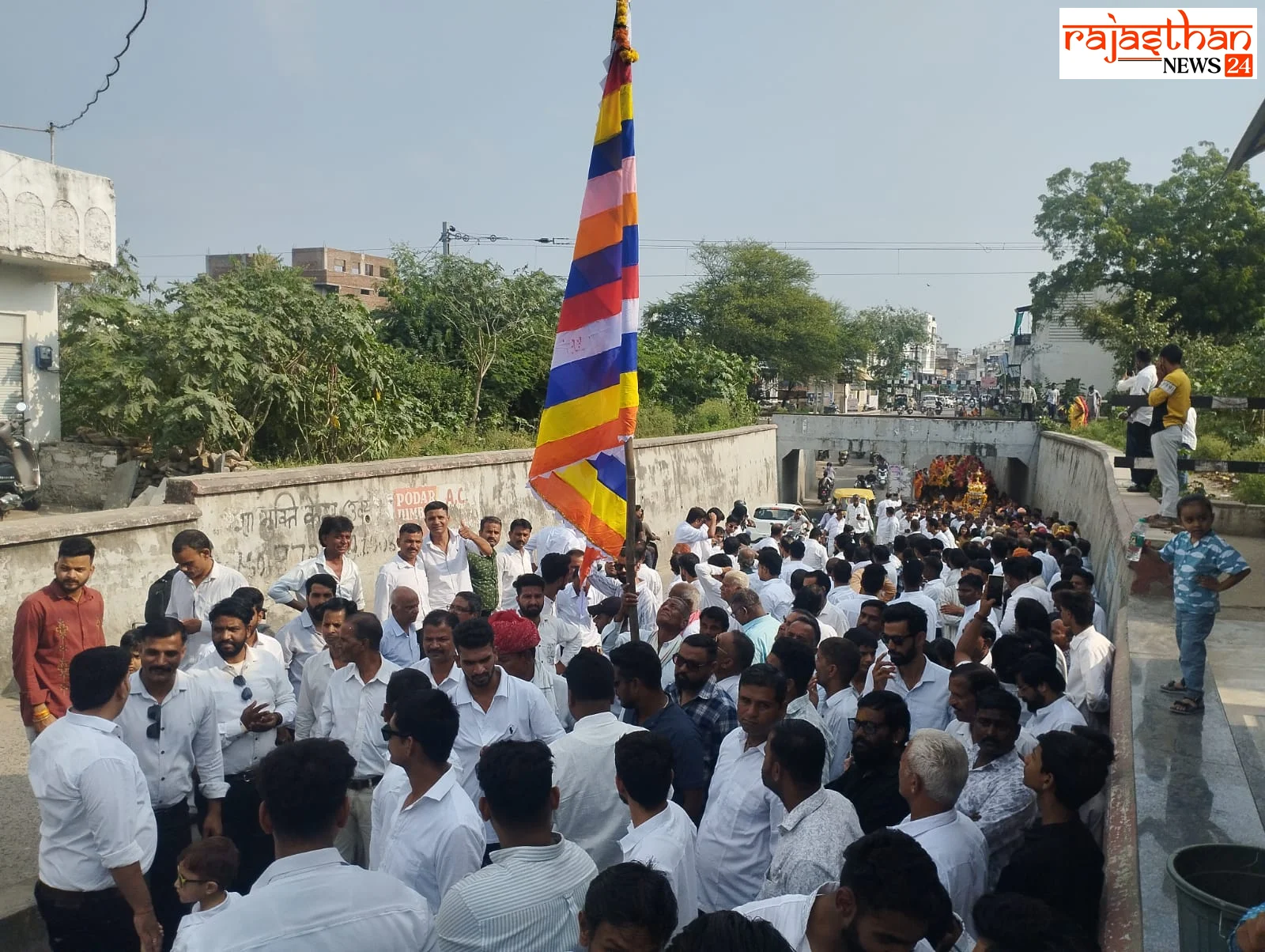देवझुलनी एकादशी पर मेघवाल समाज 33 गाँव चोखला ने निकाली भव्य राम रेवाड़ी
