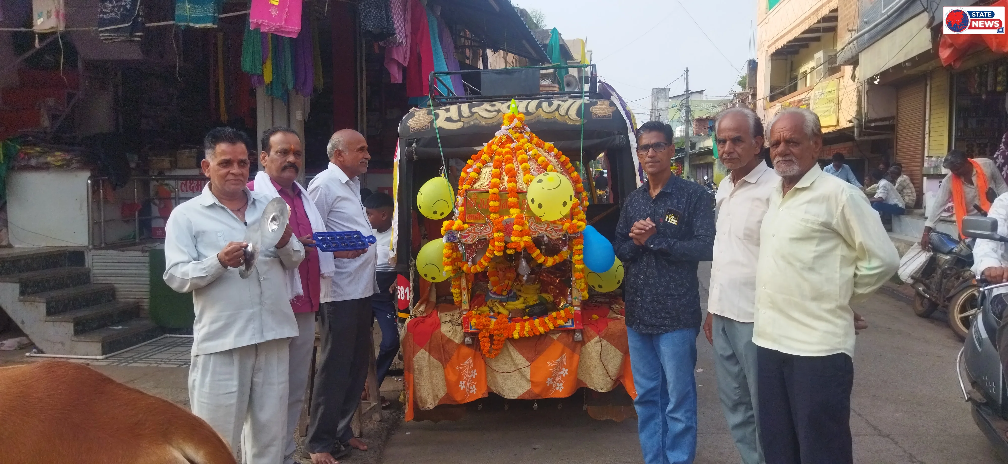 बजरंगगढ़ में आस्था और परंपरा का सैलाब: माहौर स्वर्णकार समाज सेवा दल समिति के तत्वावधान में धूमधाम से निकाला गया विमान, राम जानकी धाम मंदिर प