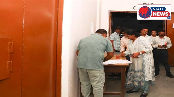 पन्ना में ईव्हीएम वेयरहाउस का त्रैमासिक निरीक्षण संपन्न