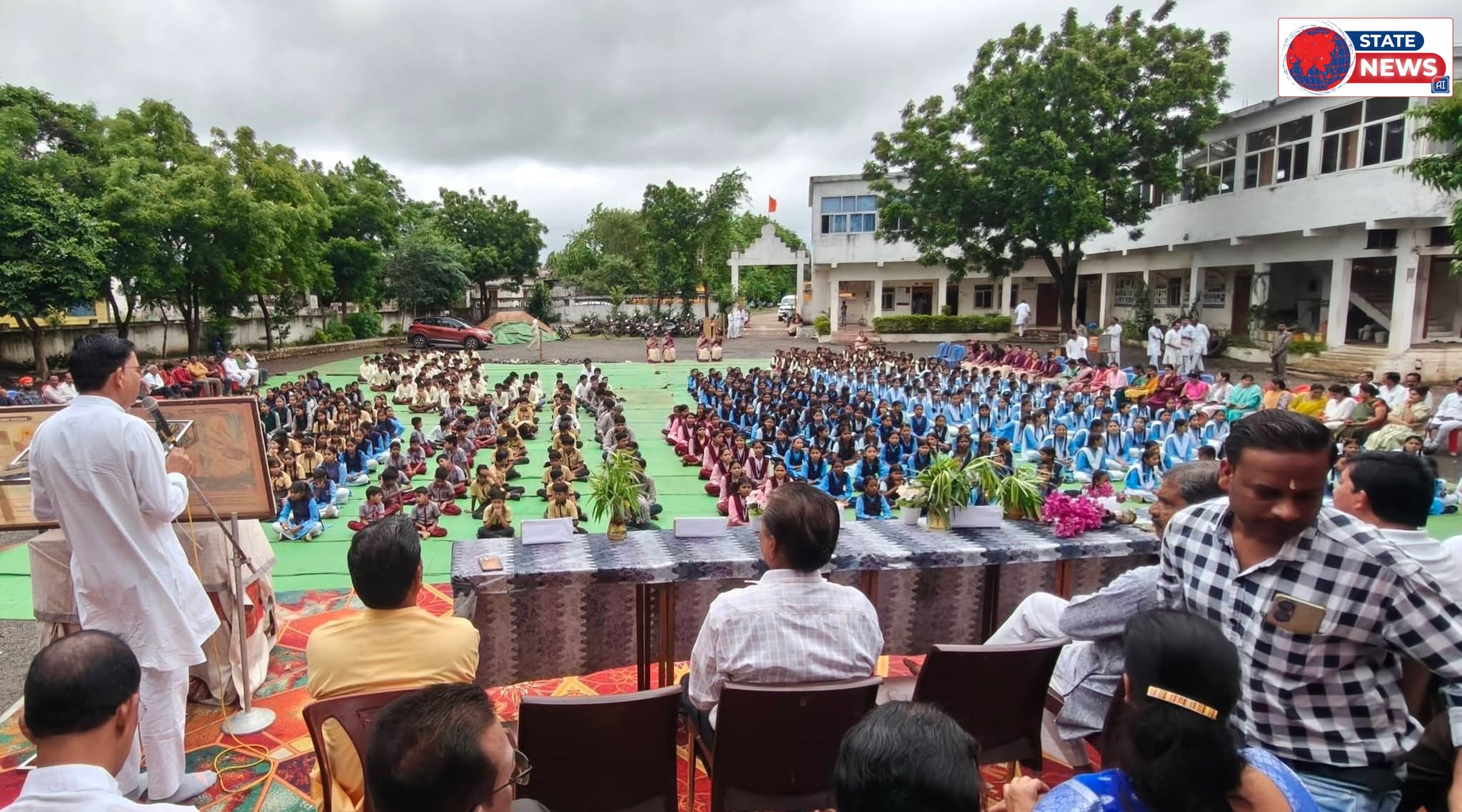 राष्ट्रगीत "वंदे मातरम" के 150 वर्ष पूर्ण होने पर सरस्वती शिशु मंदिर केसली और टड़ा में भव्य सामूहिक गायन का आयोजन