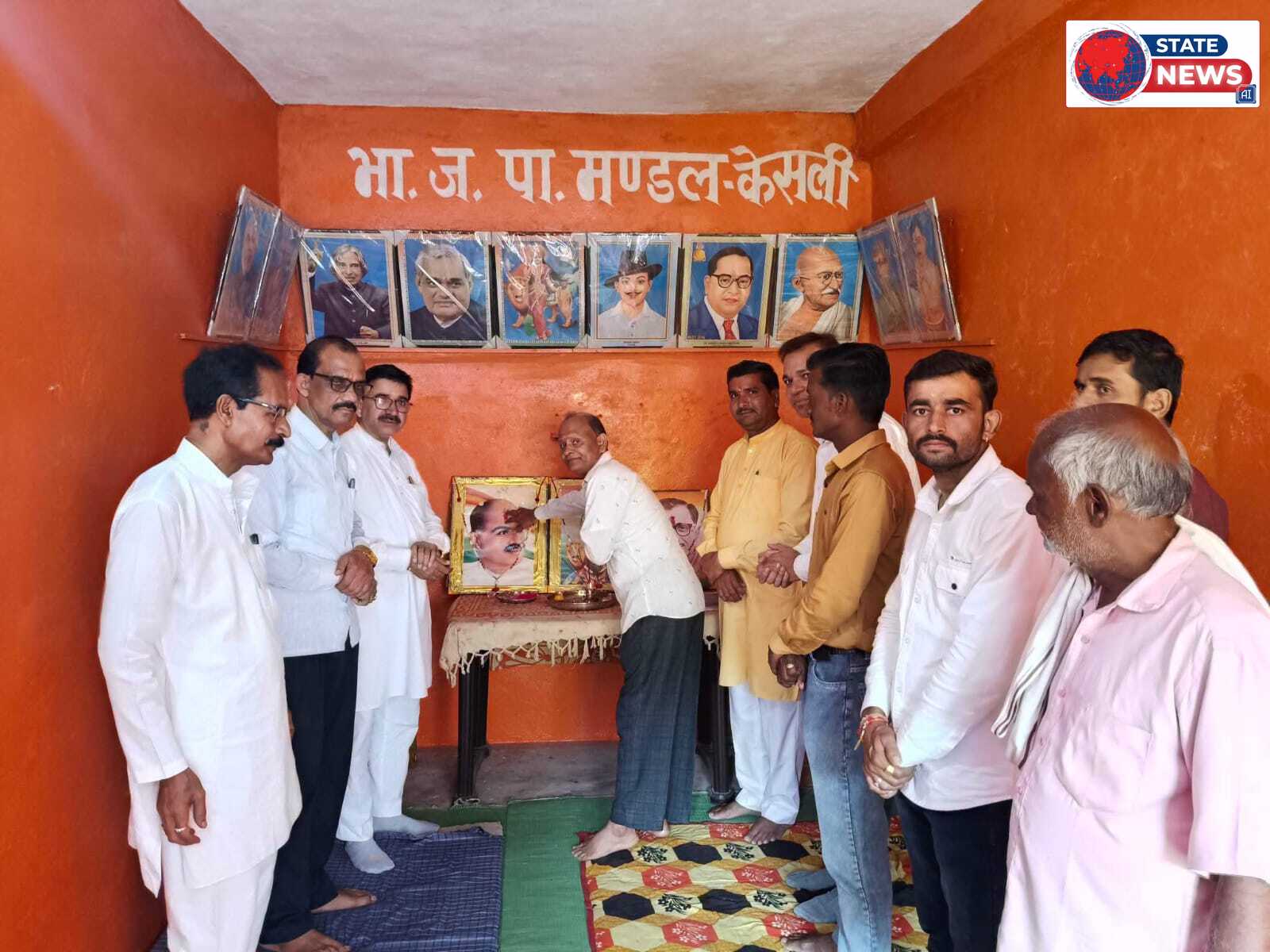 भाजपा मंडल केसली कार्यालय में मनाई गई पंडित दीनदयाल उपाध्याय की जन्म जयंती, वक्ताओं ने किया ‘एकात्म मानववाद’ का स्मरण