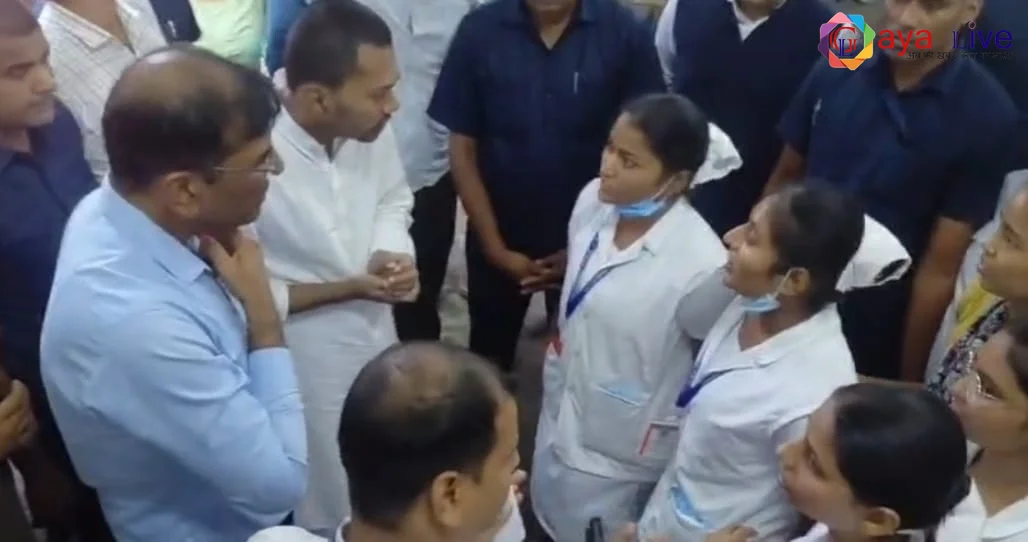 गयाजी में स्वास्थ्य मंत्री निशांत कुमार का प्रभावती अस्पताल का औचक निरीक्षण, सुविधाओं में सुधार के निर्देश