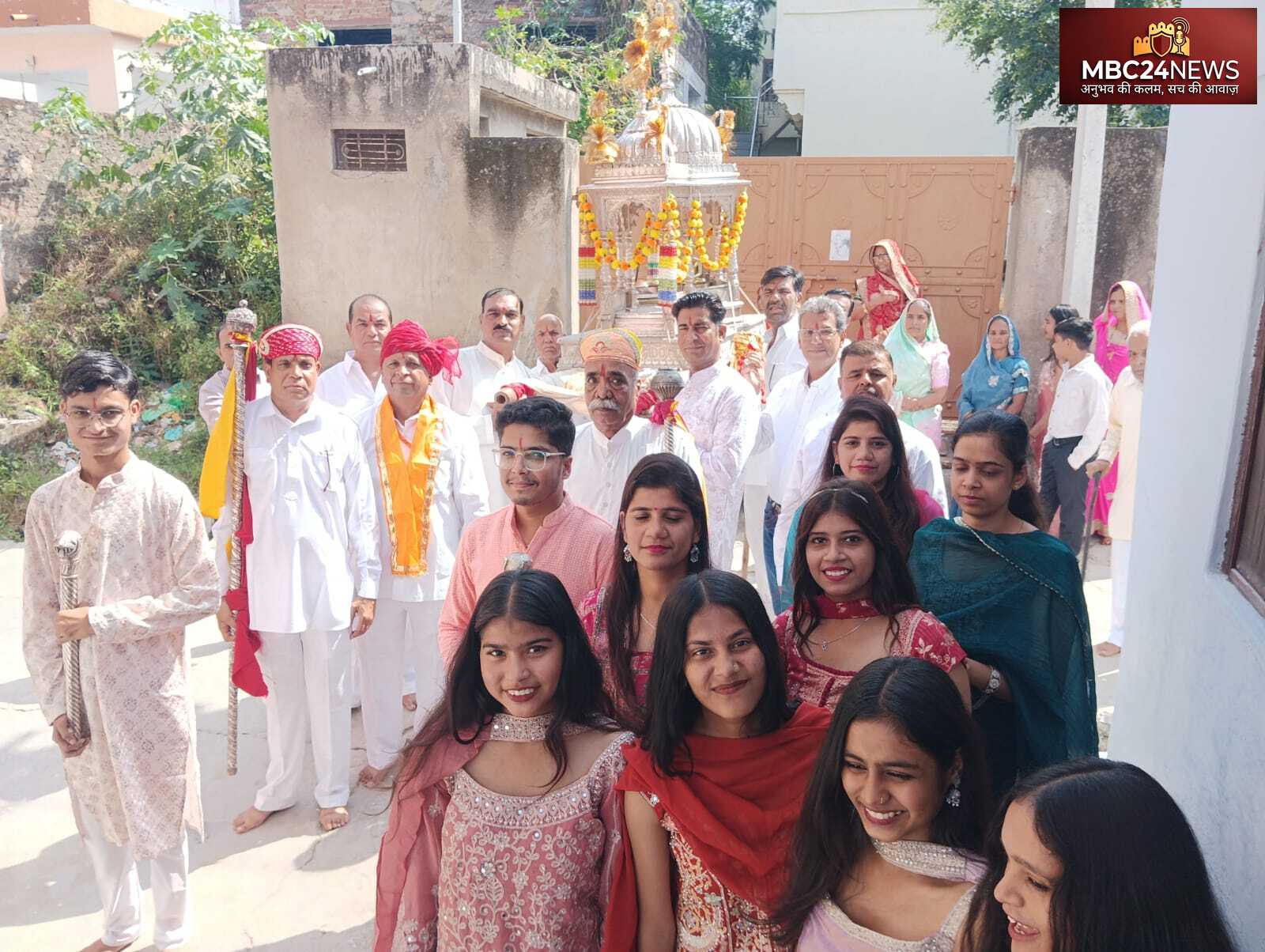 कूण में पर्युषण पर्व का भव्य समापन: रजत रथ पर सवार होकर निकले आदिनाथ प्रभु, क्षमायाचना के साथ गूंजा - मिच्छामी दुक्कड़म्