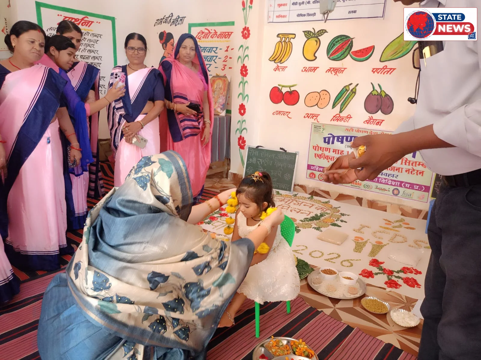 सेवा पखवाड़े में ‘आंगन मिलन’ : आंगनबाड़ी कार्यकर्ताओं और सहायिकाओं का सम्मान