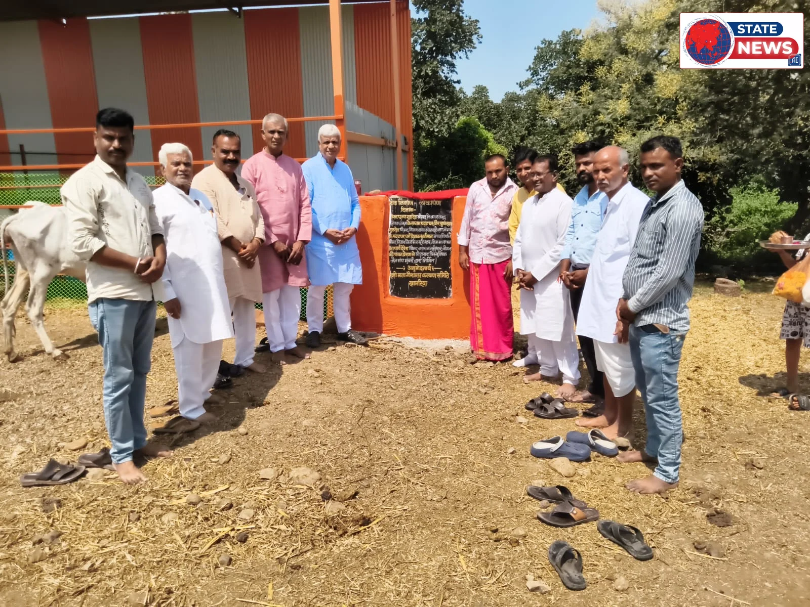 गौसेवा को मिला नया संबल, राड़ी माता गौशाला में नवनिर्मित शेड का लोकार्पण