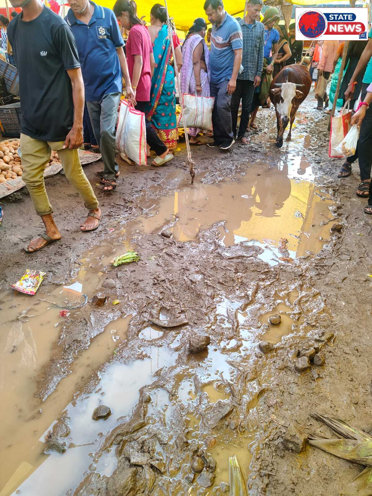 नेपानगर के वार्ड क्रमांक 4 में हाट बाजार में फैली गंदगी एवं अव्यवस्थाओं की शिकायत उपाध्यक्ष नगर पालिका ने कलेक्टर महोदय एवं नगर पालिका सीएमओ