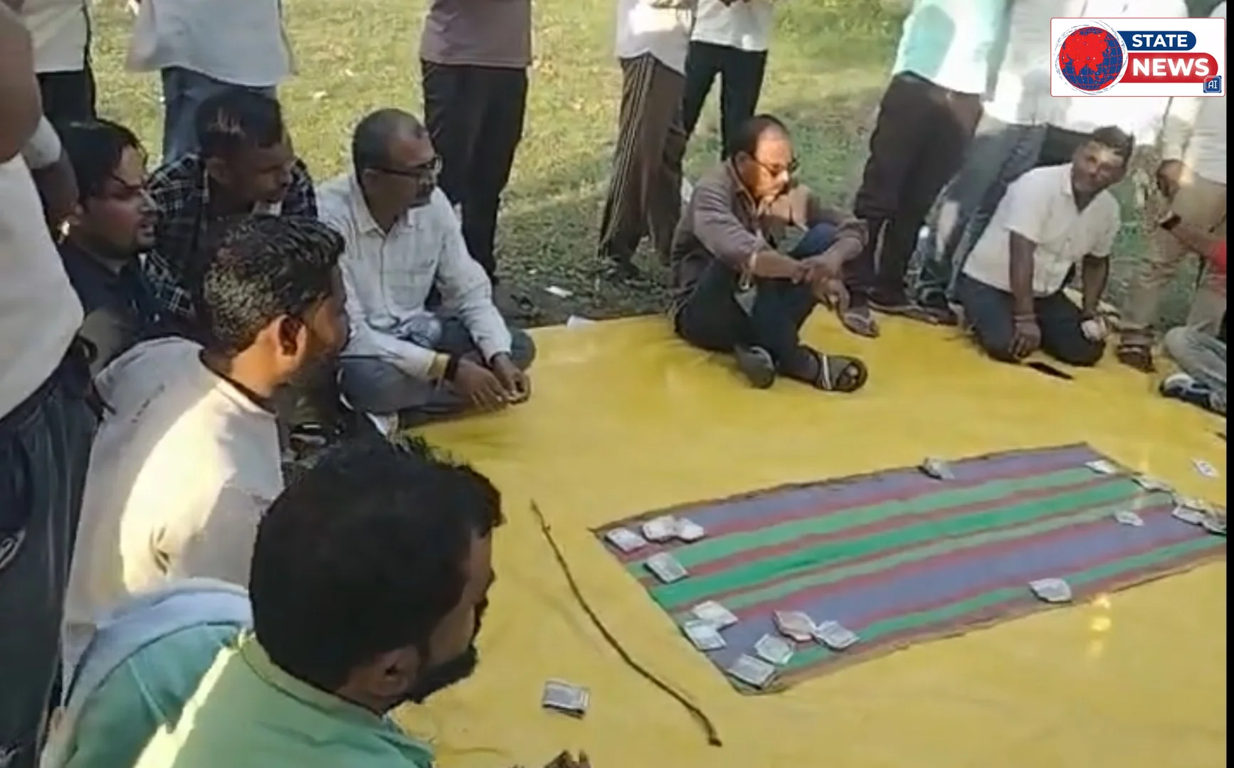 नन्हीटेहरी में जुए के खेल का वीडियो वायरल