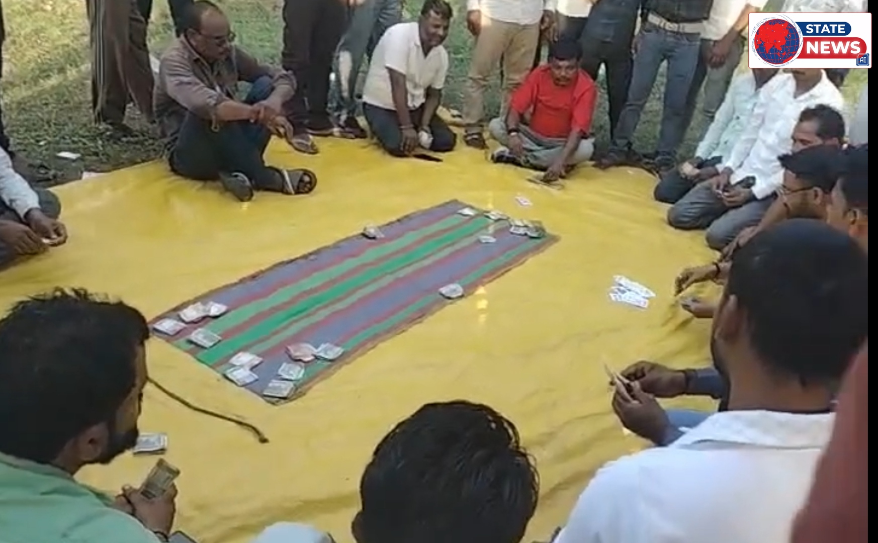 नन्हीटेहरी में जुए के खेल का वीडियो वायरल