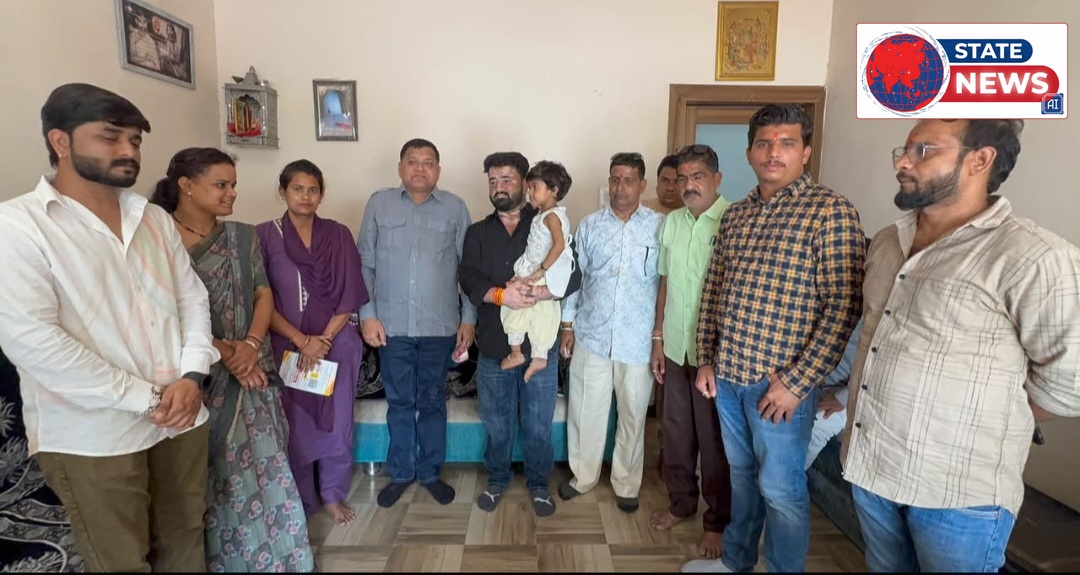 नन्ही अनिका के इलाज के  लिए आगे आए महेश पटेल...बड़ी आर्थिक मदद की घोषणा की 