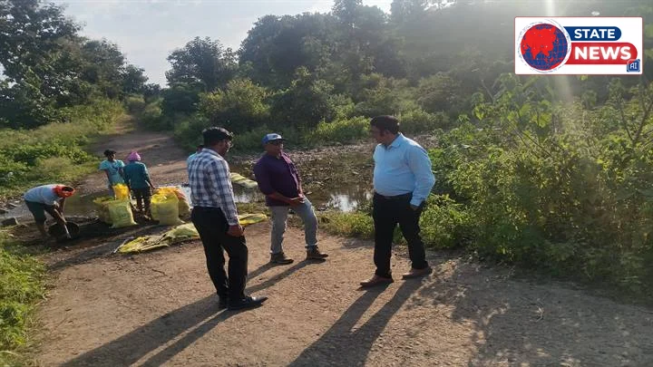 बैतूल: विकास कार्यों का निरीक्षण