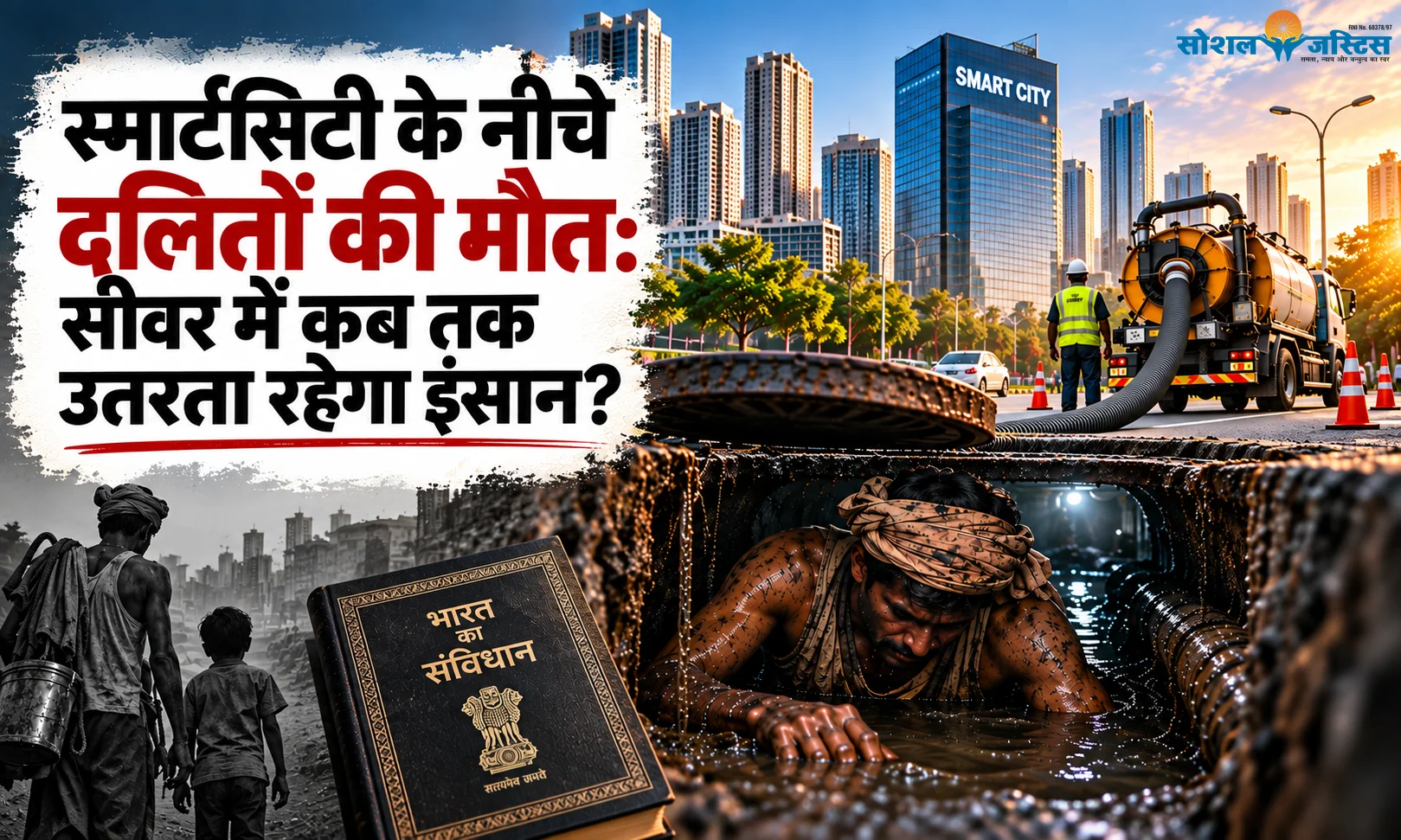 स्मार्टसिटी के नीचे दलितों की मौत: सीवर में कब तक उतरता रहेगा इंसान?